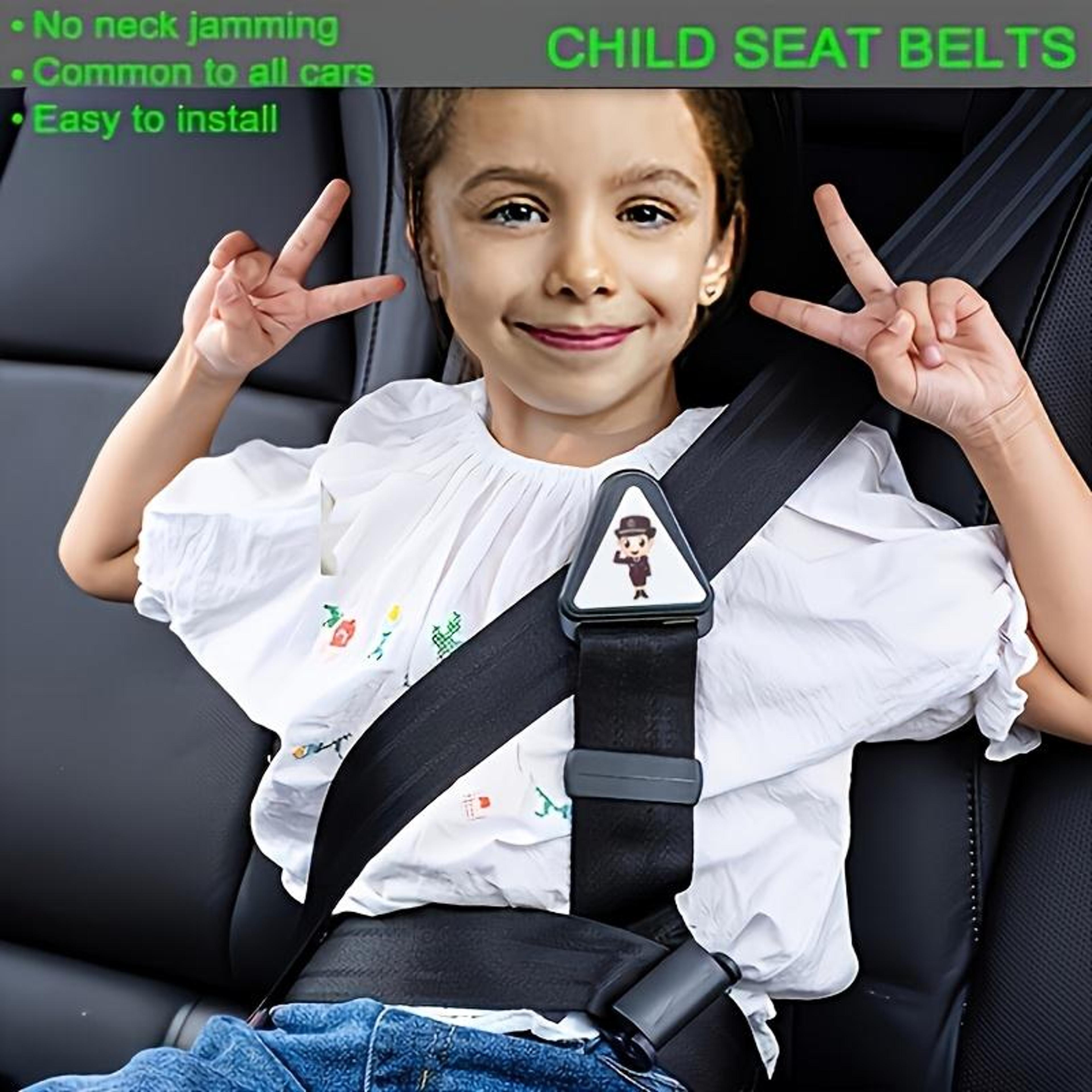 Kids Car Seat Belt Adjuster  Child Safety Belt Positioning Strap Buckle 4