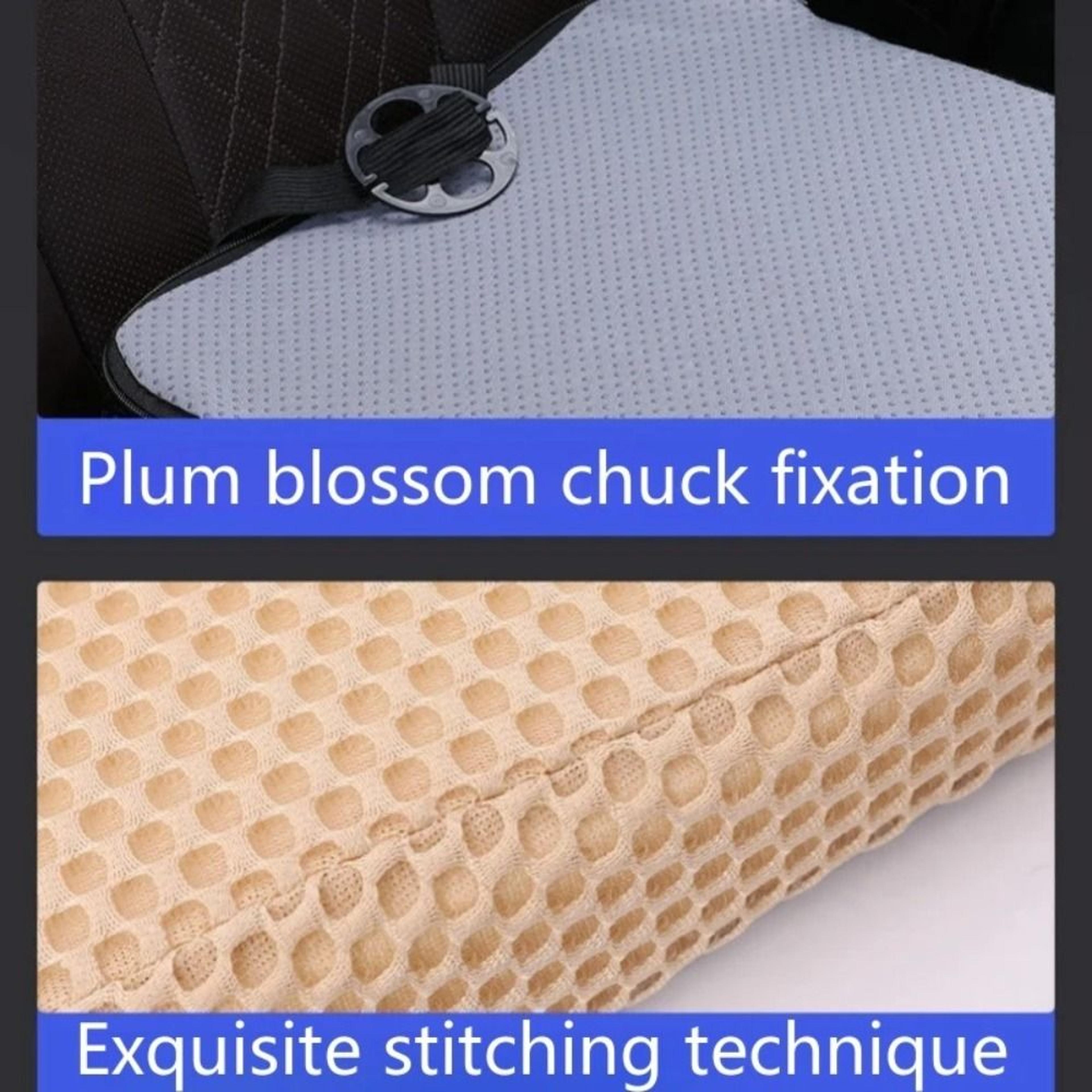 Car Seat Booster Cushion With Breathable 3D Mesh And Honeycomb Memory Cotton 2