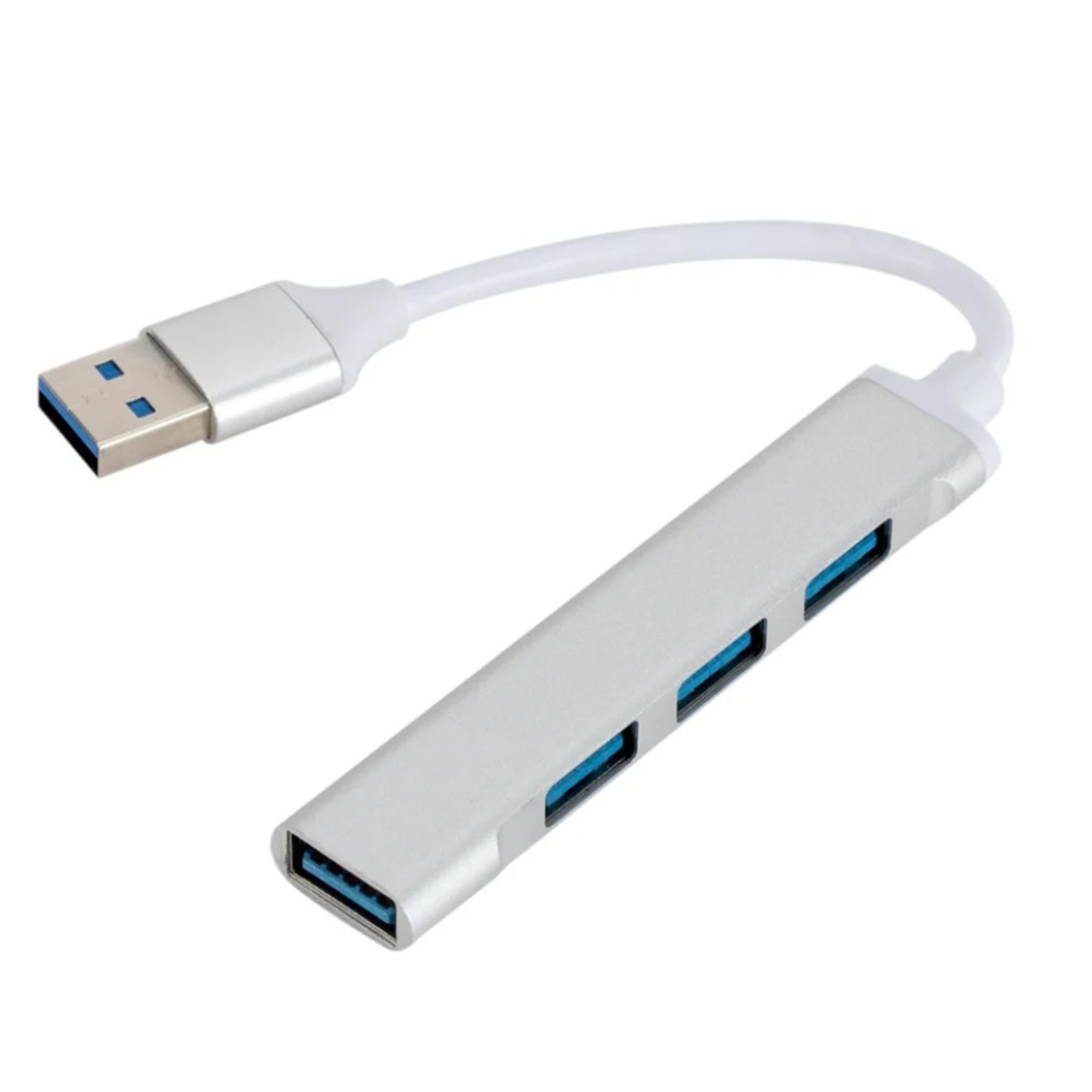 4-port usb 3.0 hub – portable usb splitter adapter for laptops and pcs