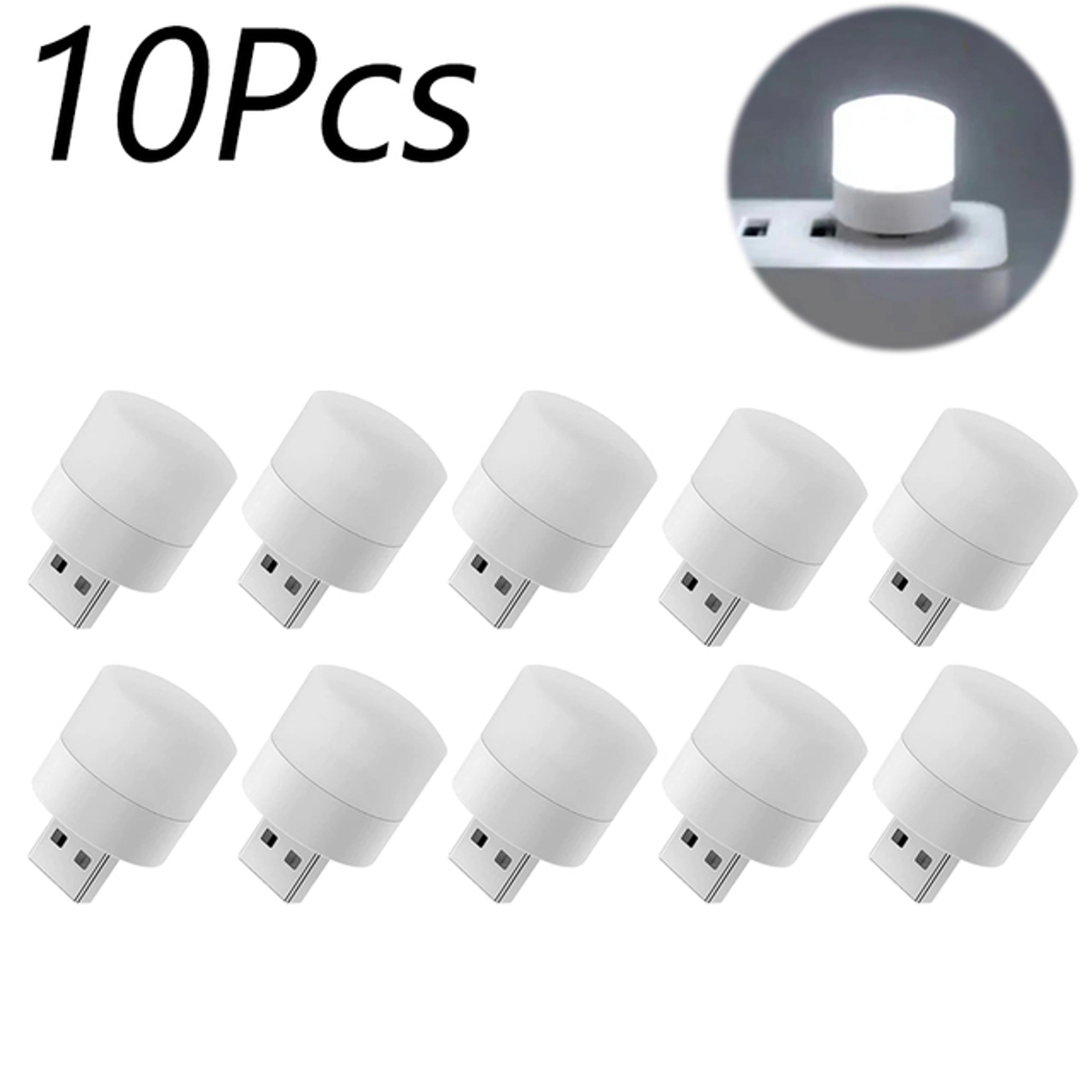 Mini USB LED Night Light  Portable PlugIn Reading Lamp In Warm White Or White 9