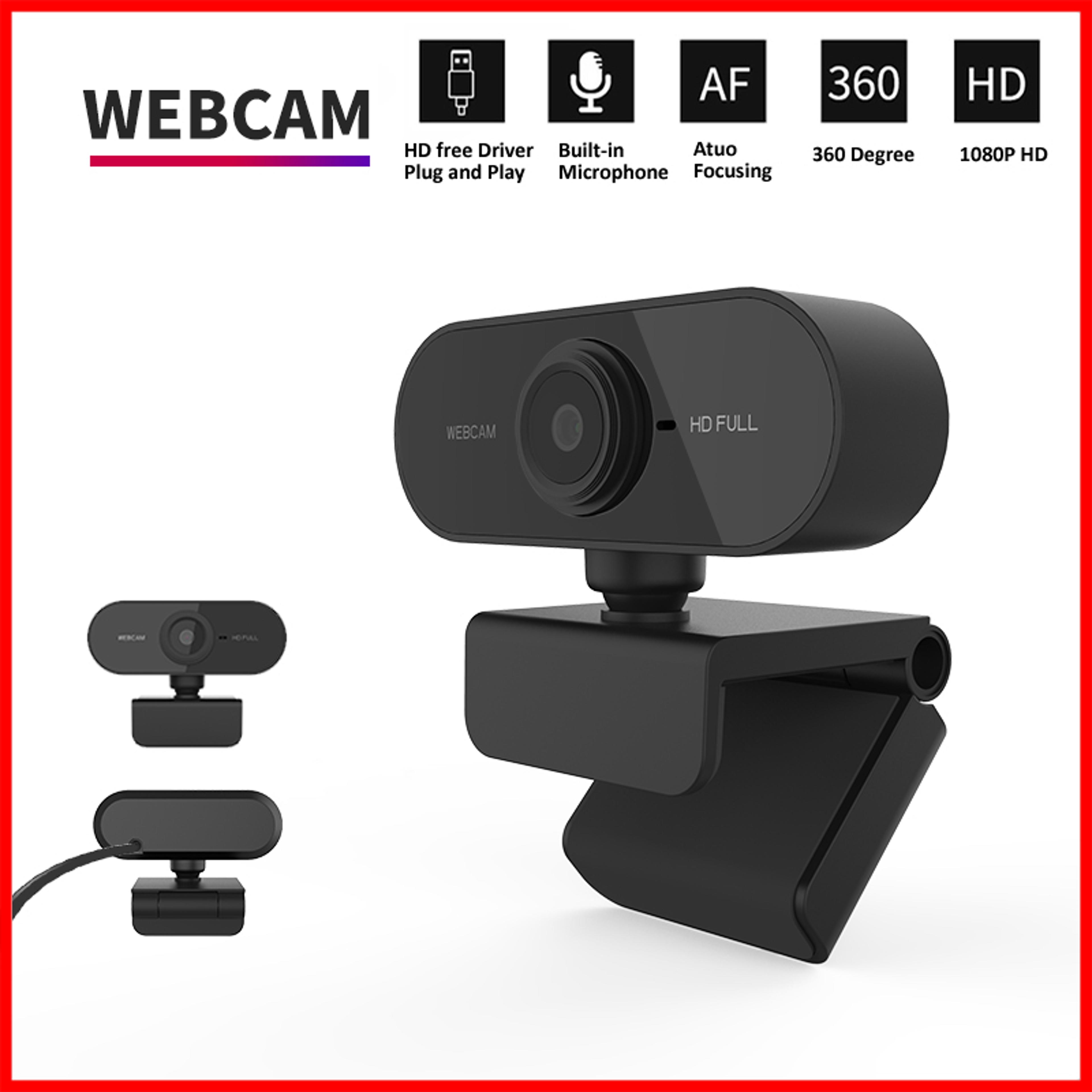 1080P HD USB Webcam With BuiltIn Microphone For Laptop And Desktop Video Calls 1