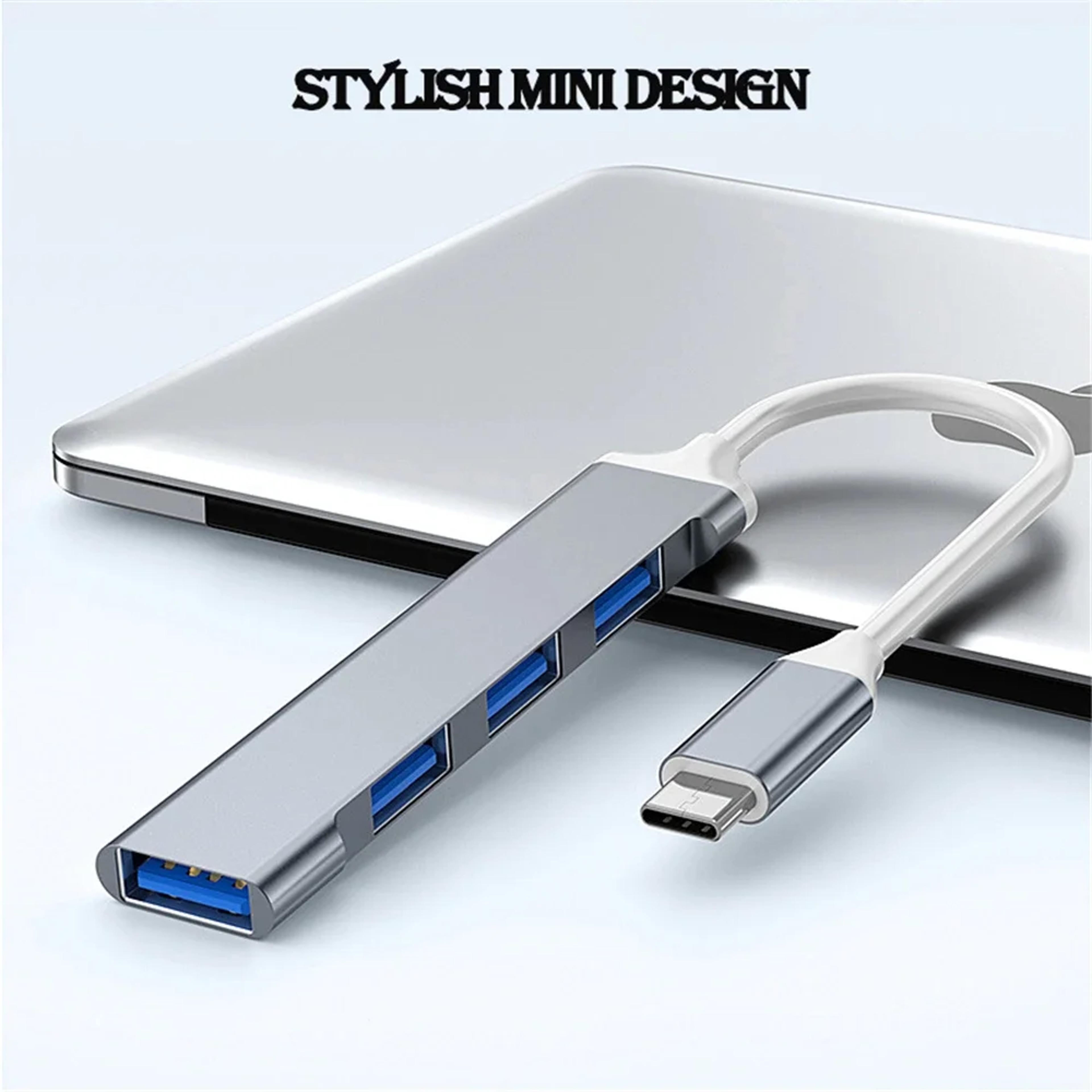 4Port USB 30 Hub With 5Gbps HighSpeed Data Transfer For PC And Laptop 1