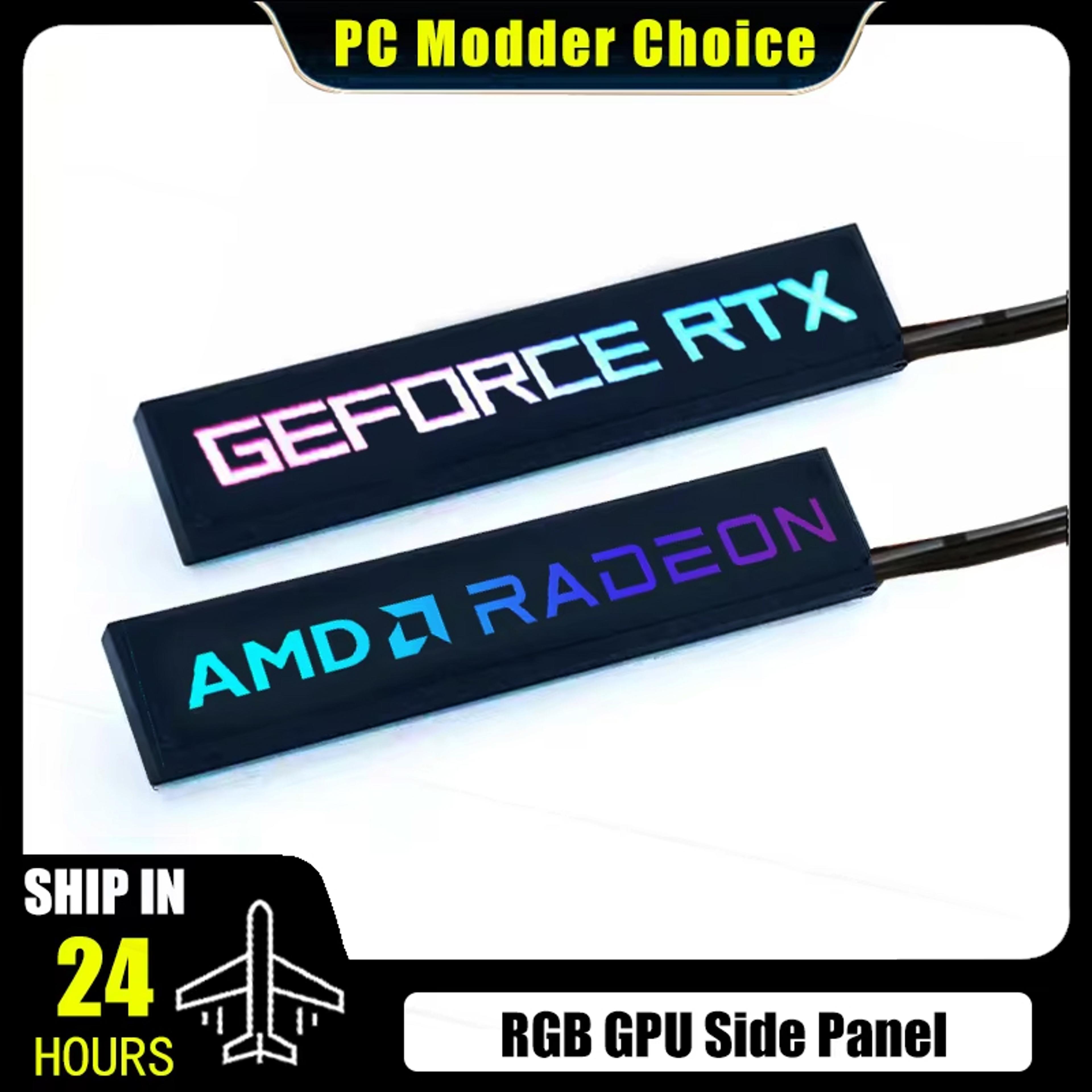 GPU RGB Side Panel Lightboard  5V 3Pin ARGB Acrylic Graphics Card Lighting Accessory 1