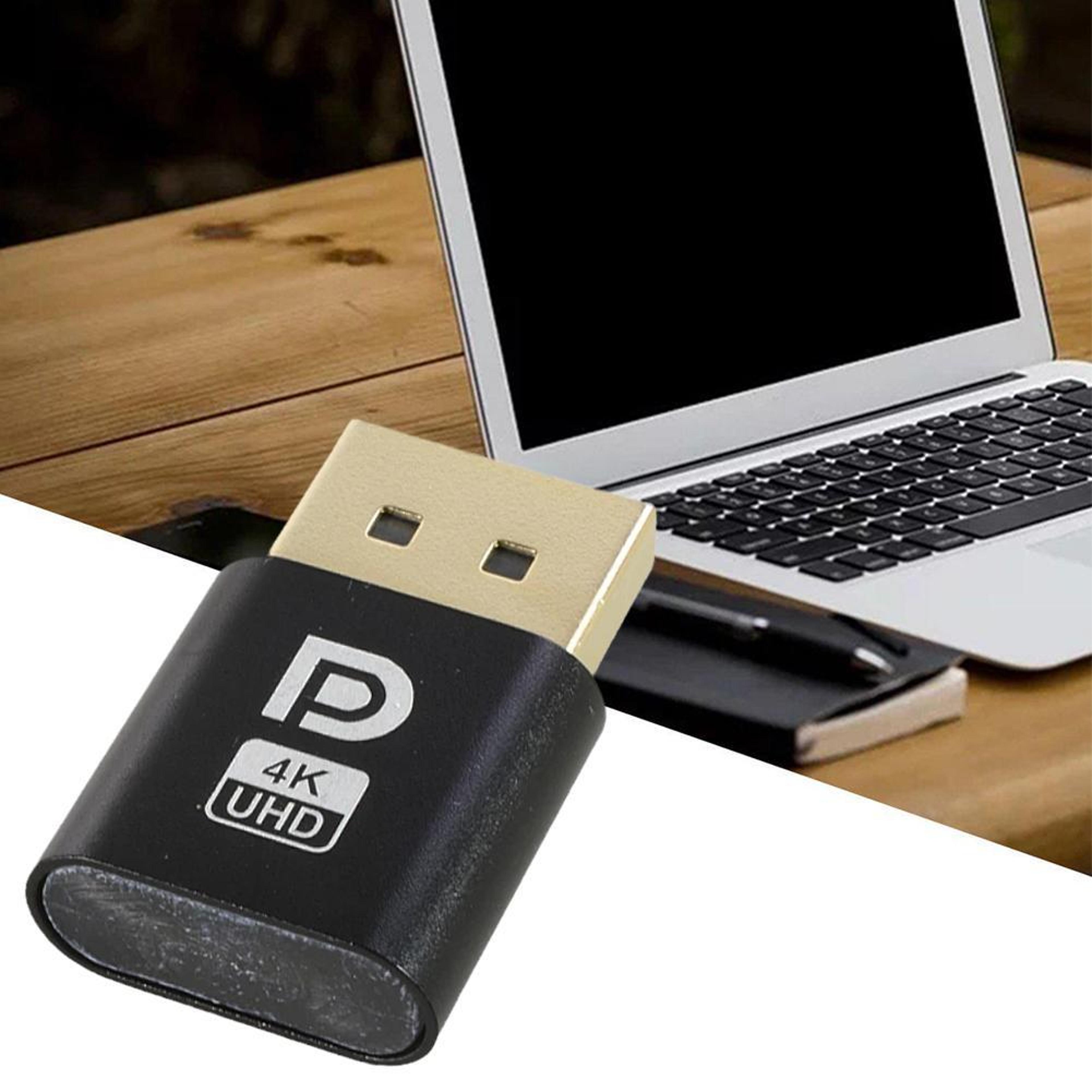 4K DisplayPort Dummy Plug  EDID Virtual Display Adapter For Headless PCs 5