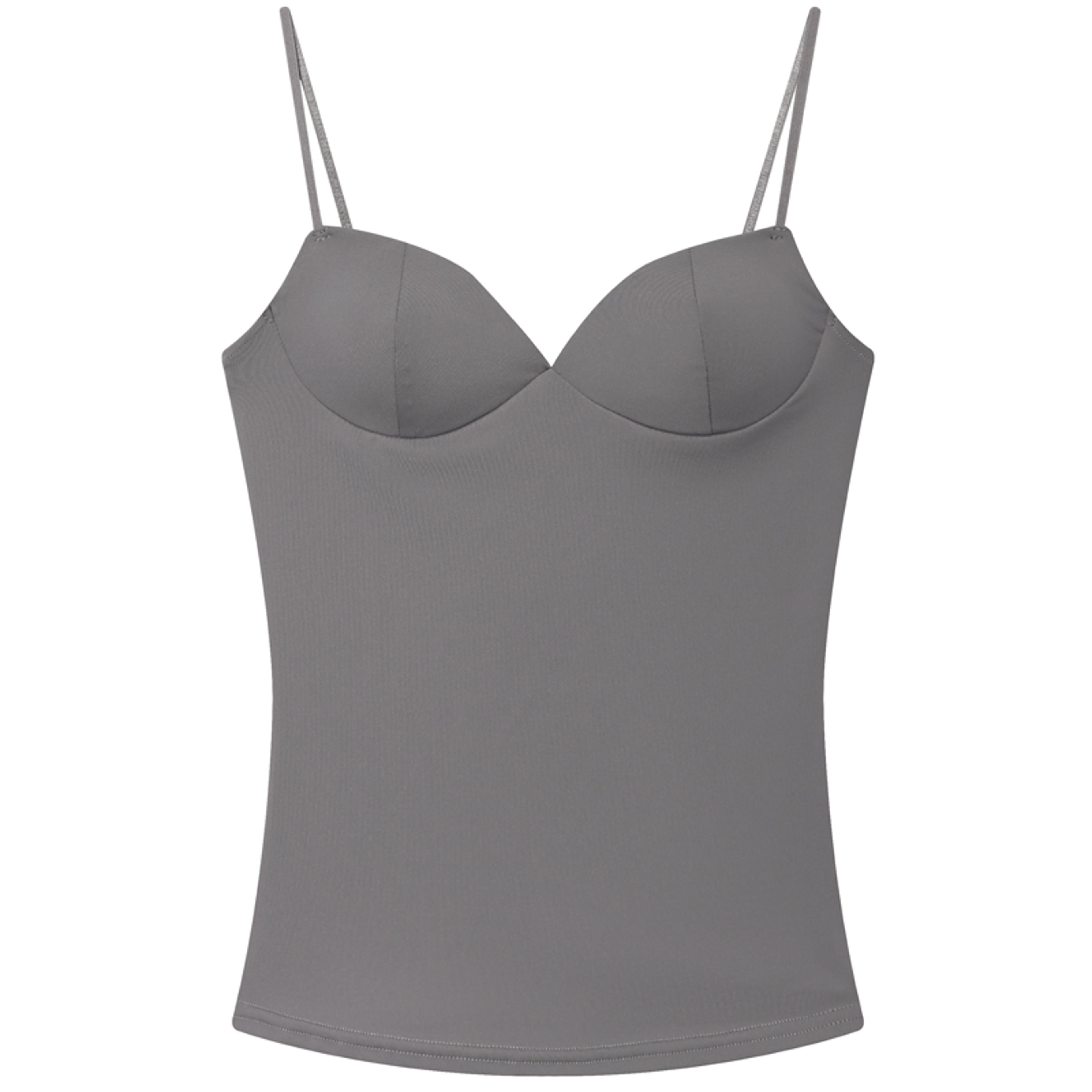 Womens Backless Camisole Top  Sleeveless HighStretch Cropped Bustier 7