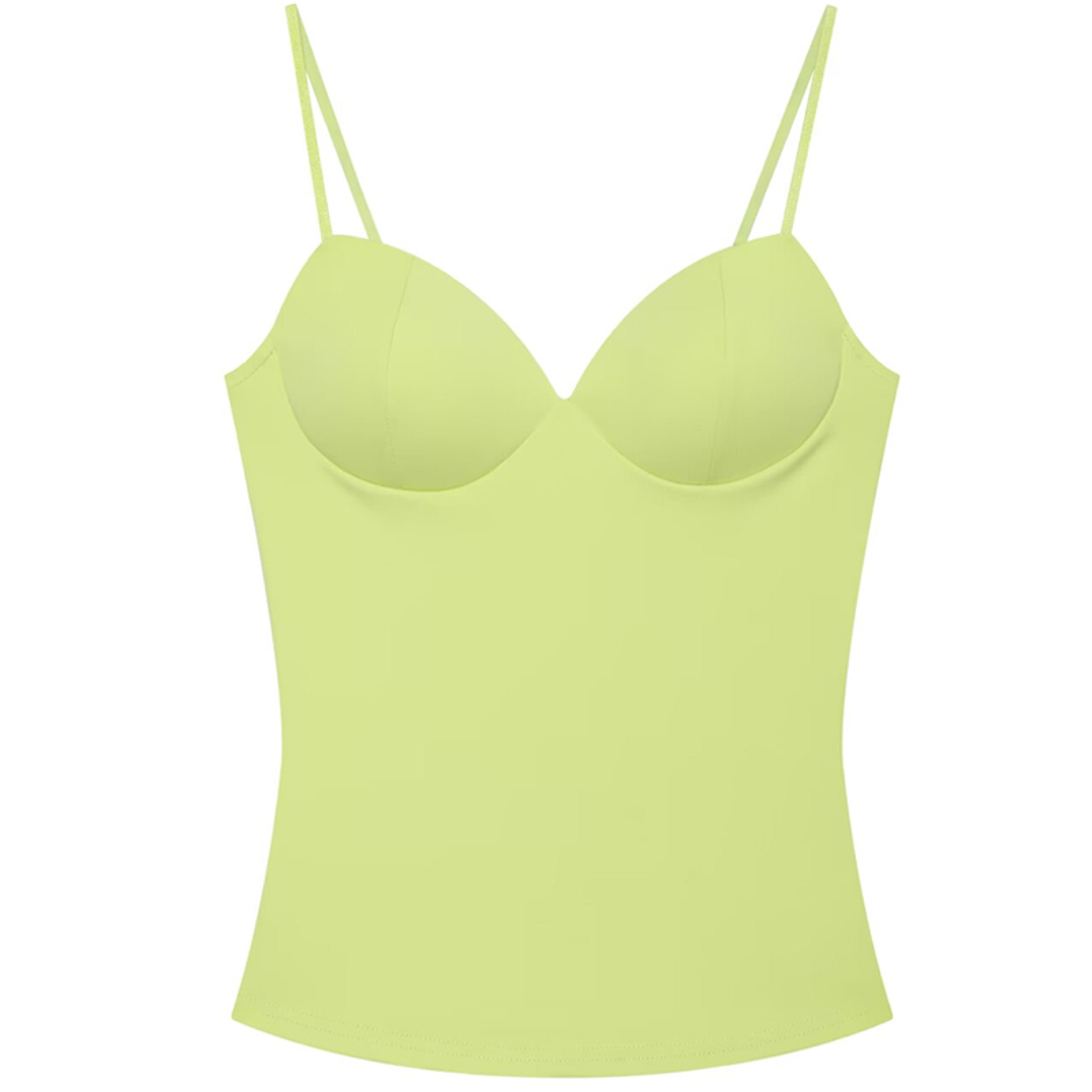 Womens Backless Camisole Top  Sleeveless HighStretch Cropped Bustier 9