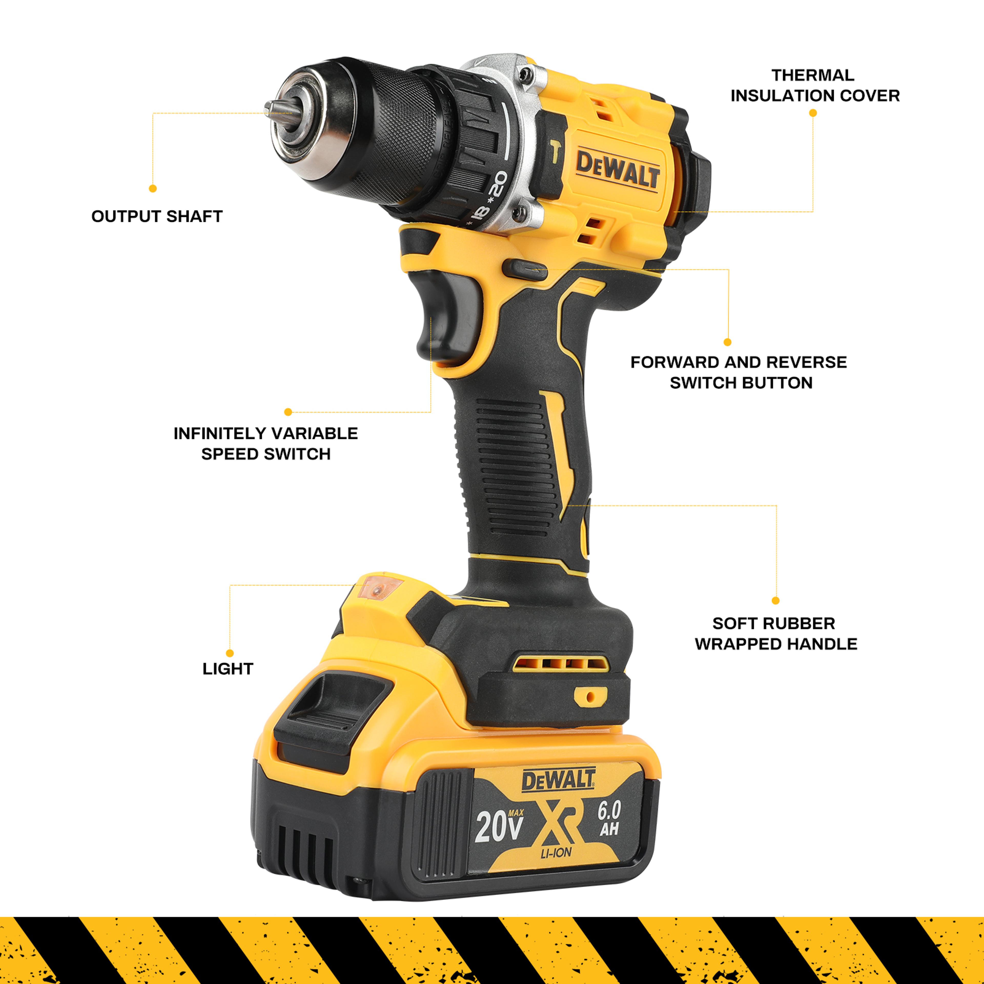 20V Cordless Brushless Drill  Handheld Electric Drill With Dual Working Modes For Home DIY 3