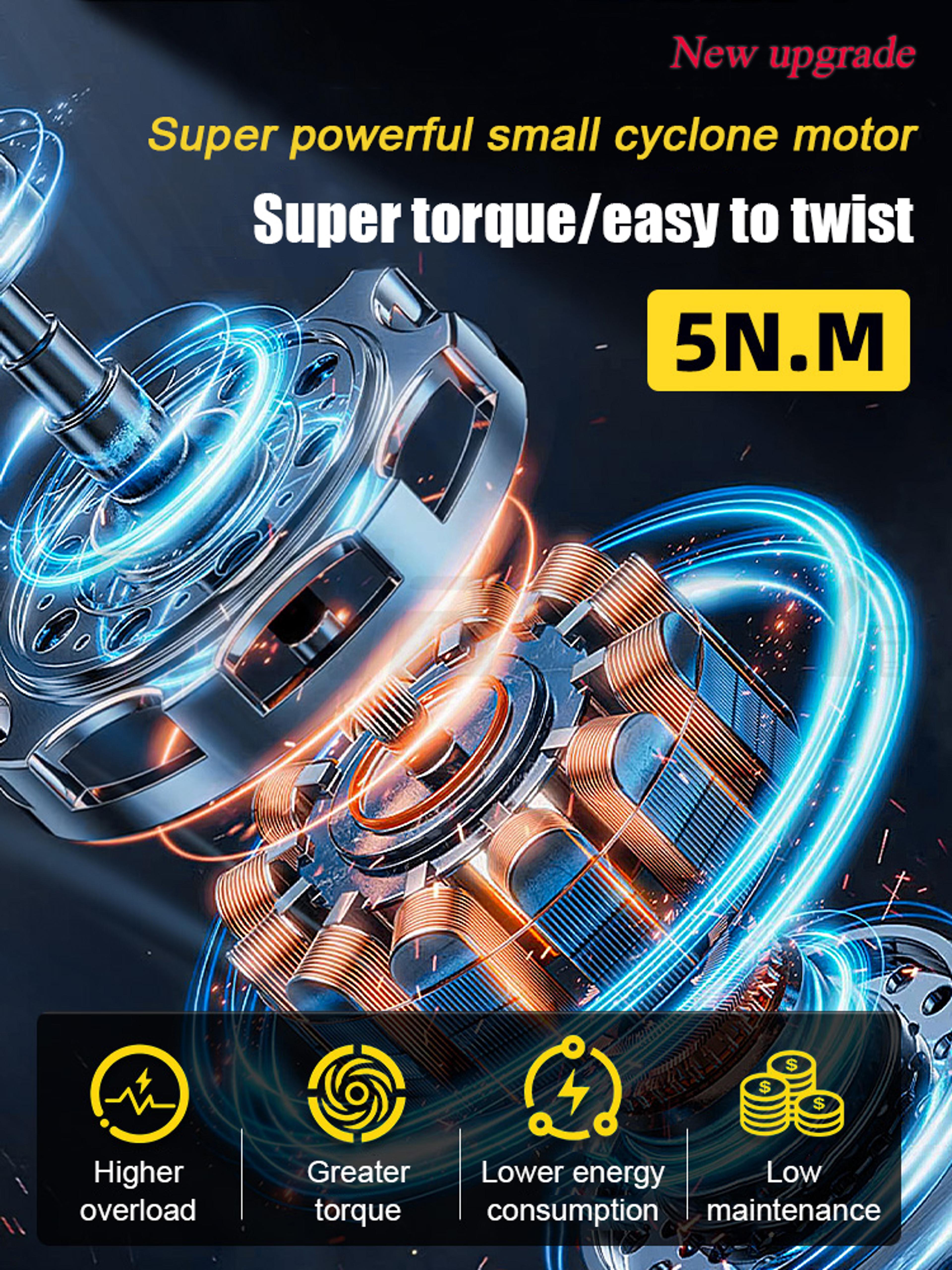Precision Electric Screwdriver Set 6876in1 With 5 Adjustable Torque Levels And LED Light 2