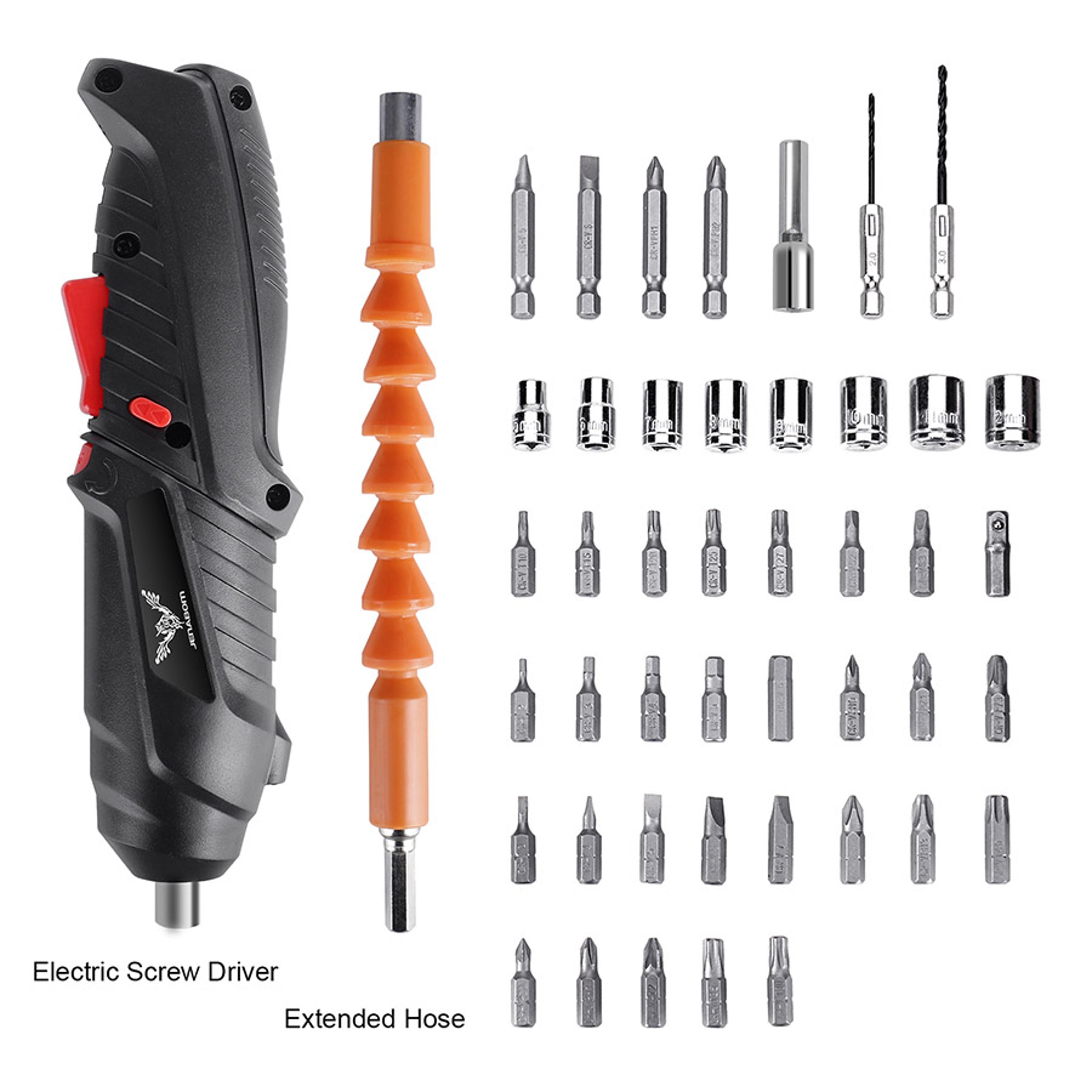 36V Cordless Electric Screwdriver Set With 1800mAh Rechargeable Lithium Battery 3