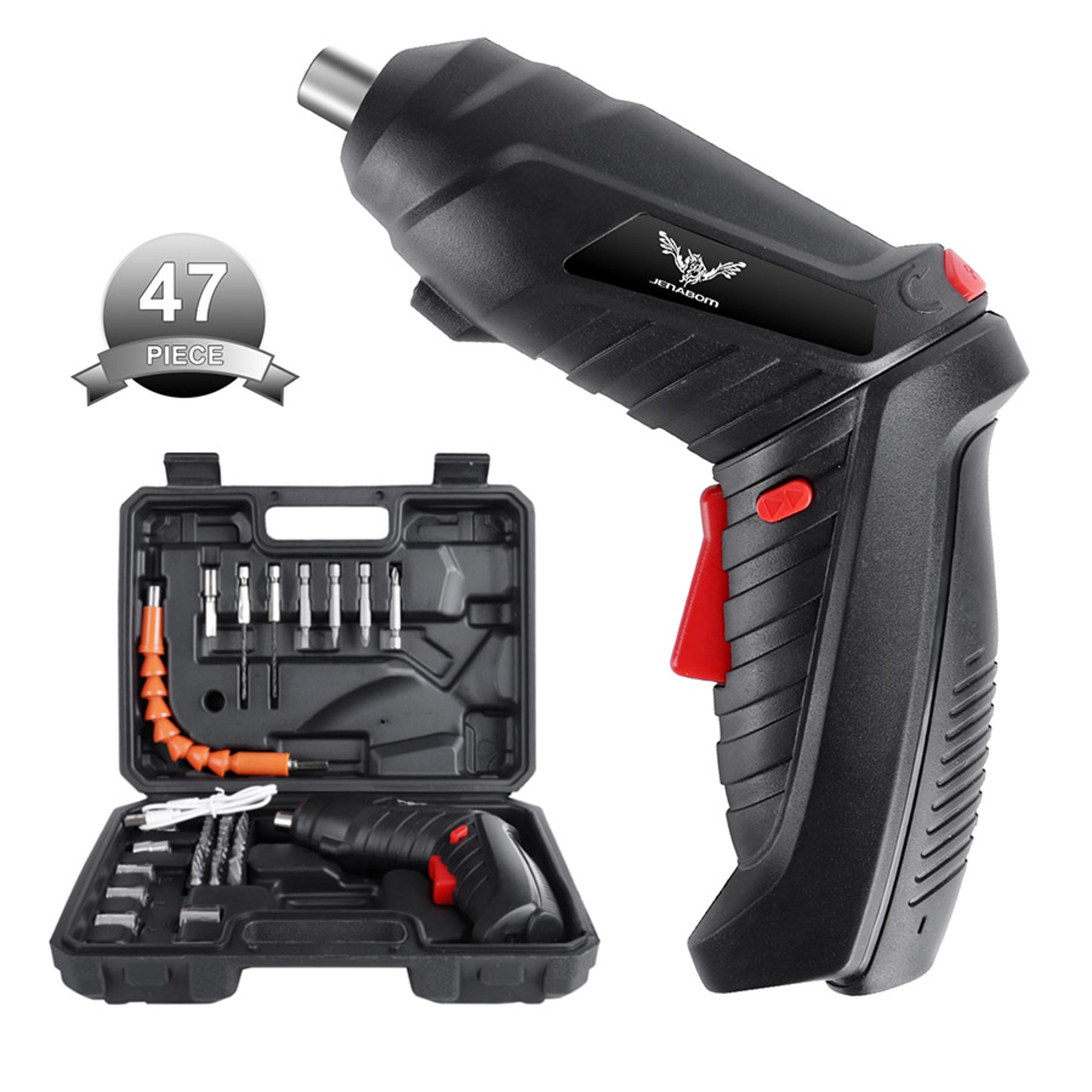 3.6v cordless electric screwdriver set with 1800mah rechargeable lithium battery