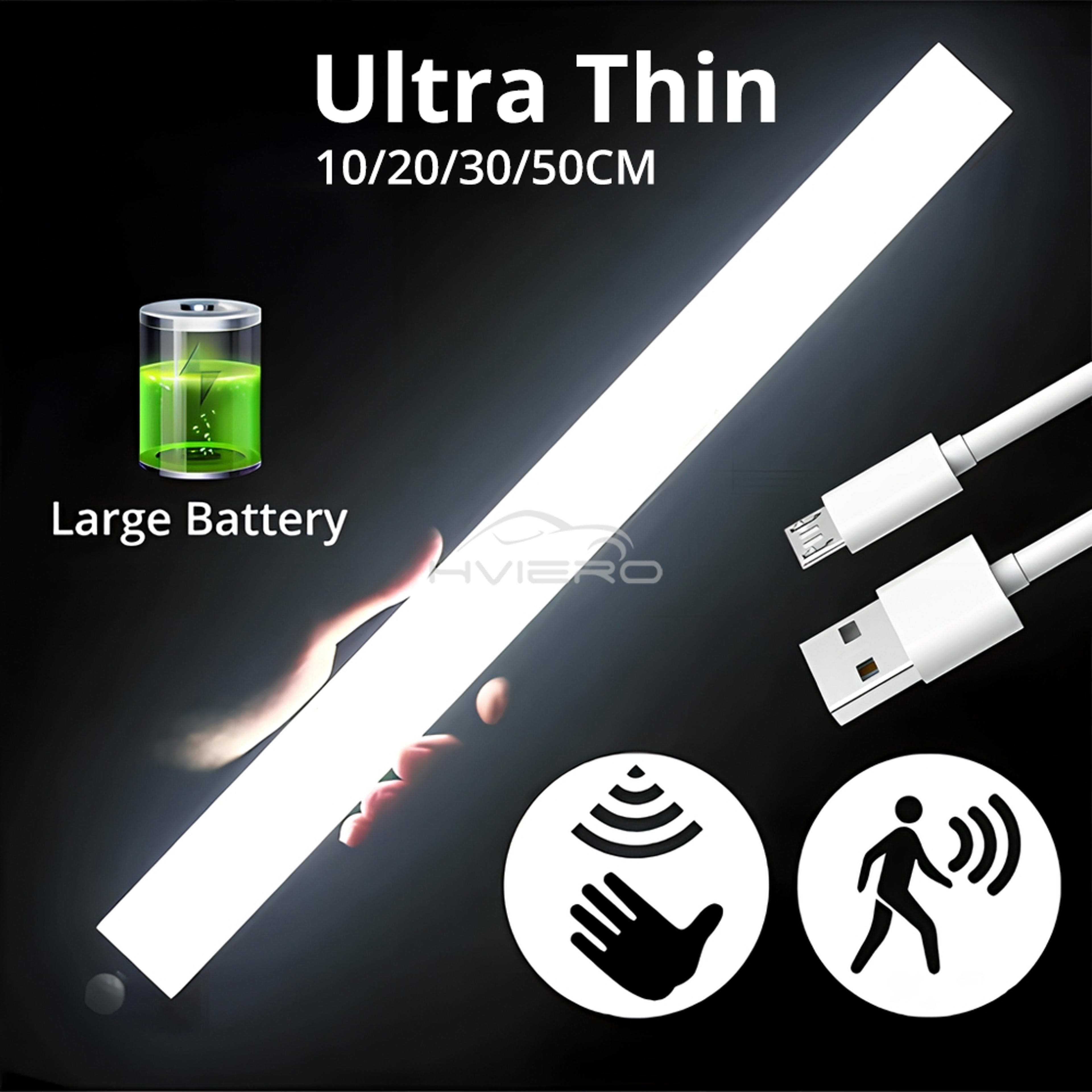 Wireless Motion Sensor LED Night Light  USB Rechargeable Cabinet And Stair Light 3