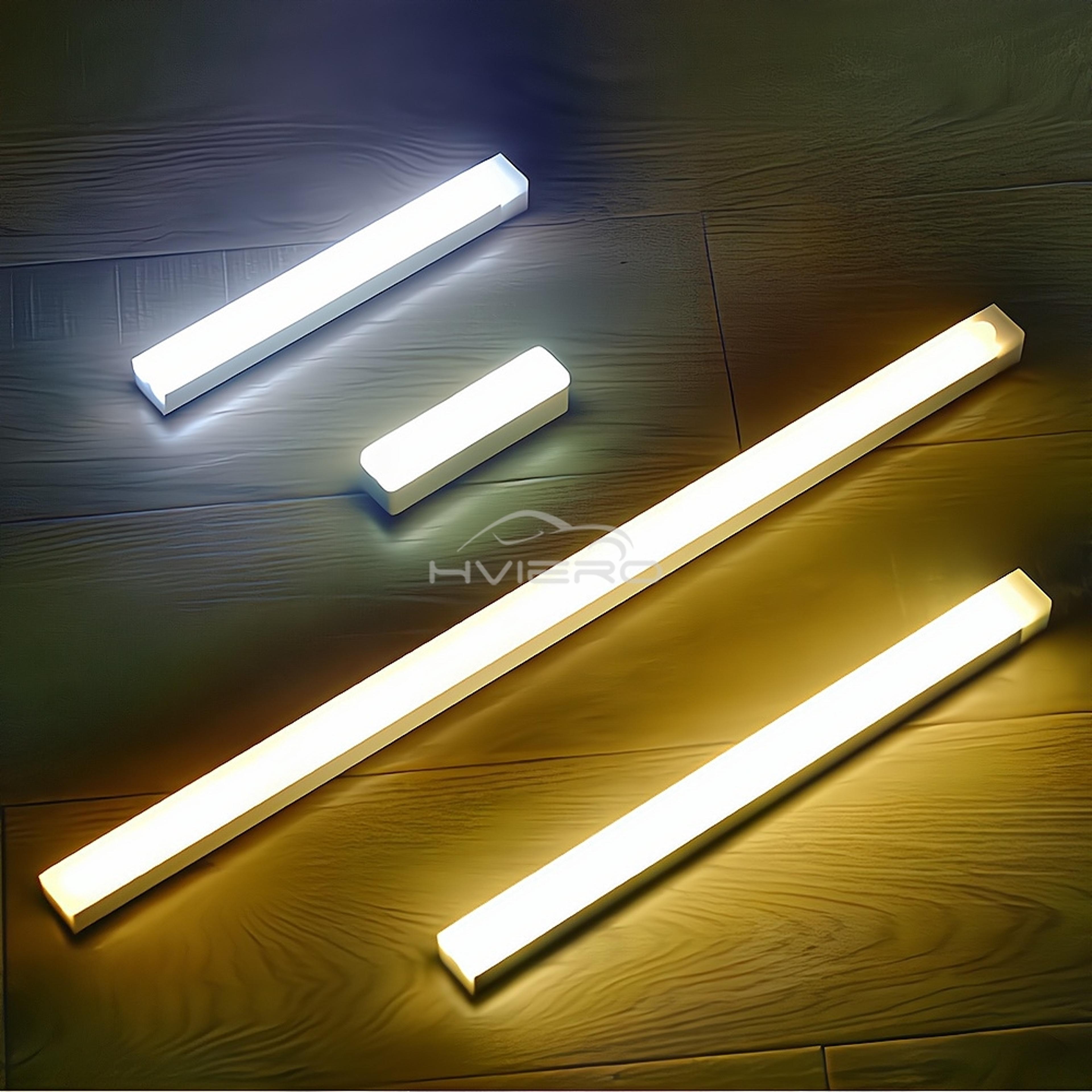 wireless motion sensor led night light – usb rechargeable cabinet and stair light