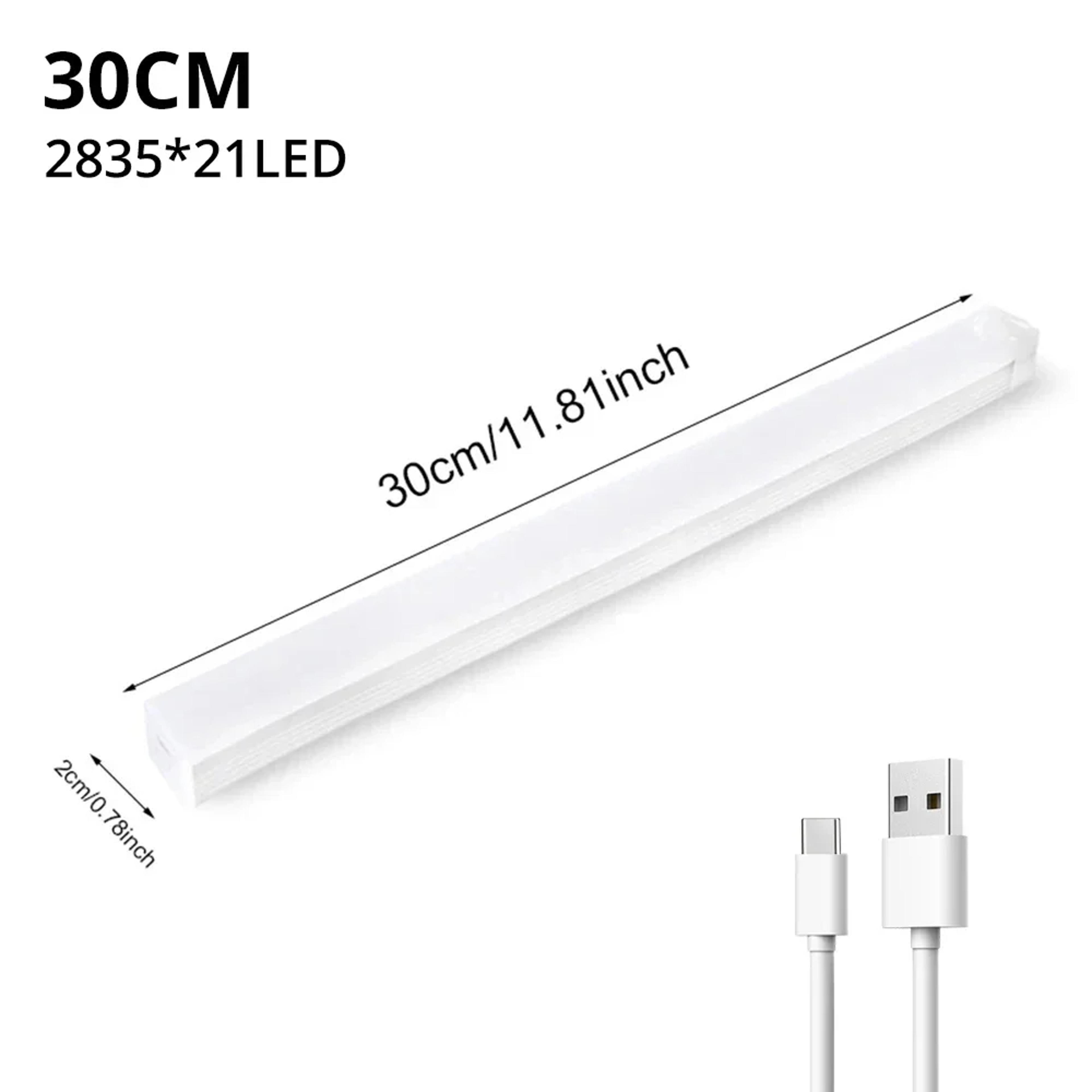 Wireless Motion Sensor LED Night Light  USB Rechargeable Cabinet And Stair Light 8