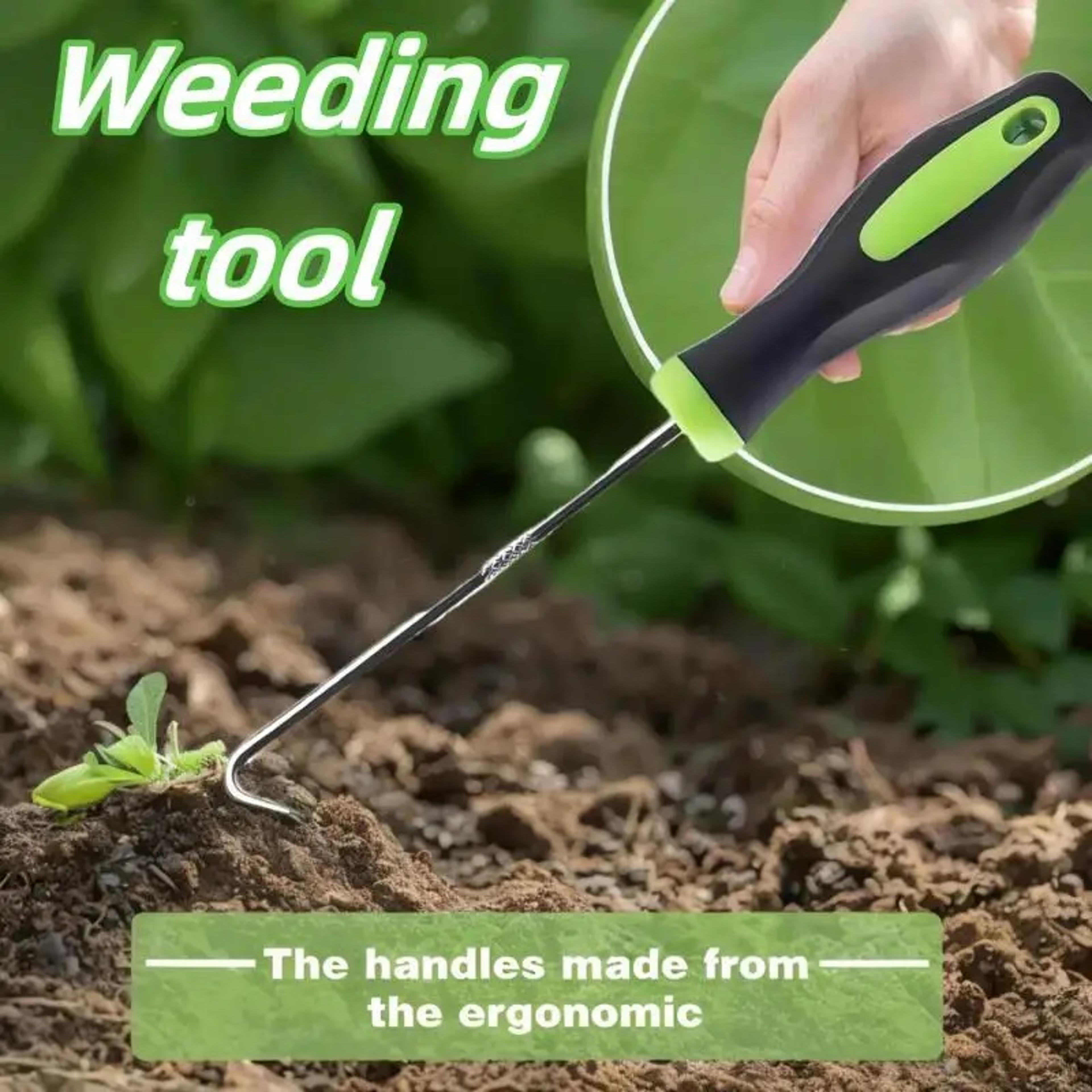 Ergonomic Hand Weeder Puller  Heavy Duty Manual Root Removal Tool With AntiSlip Handle 1
