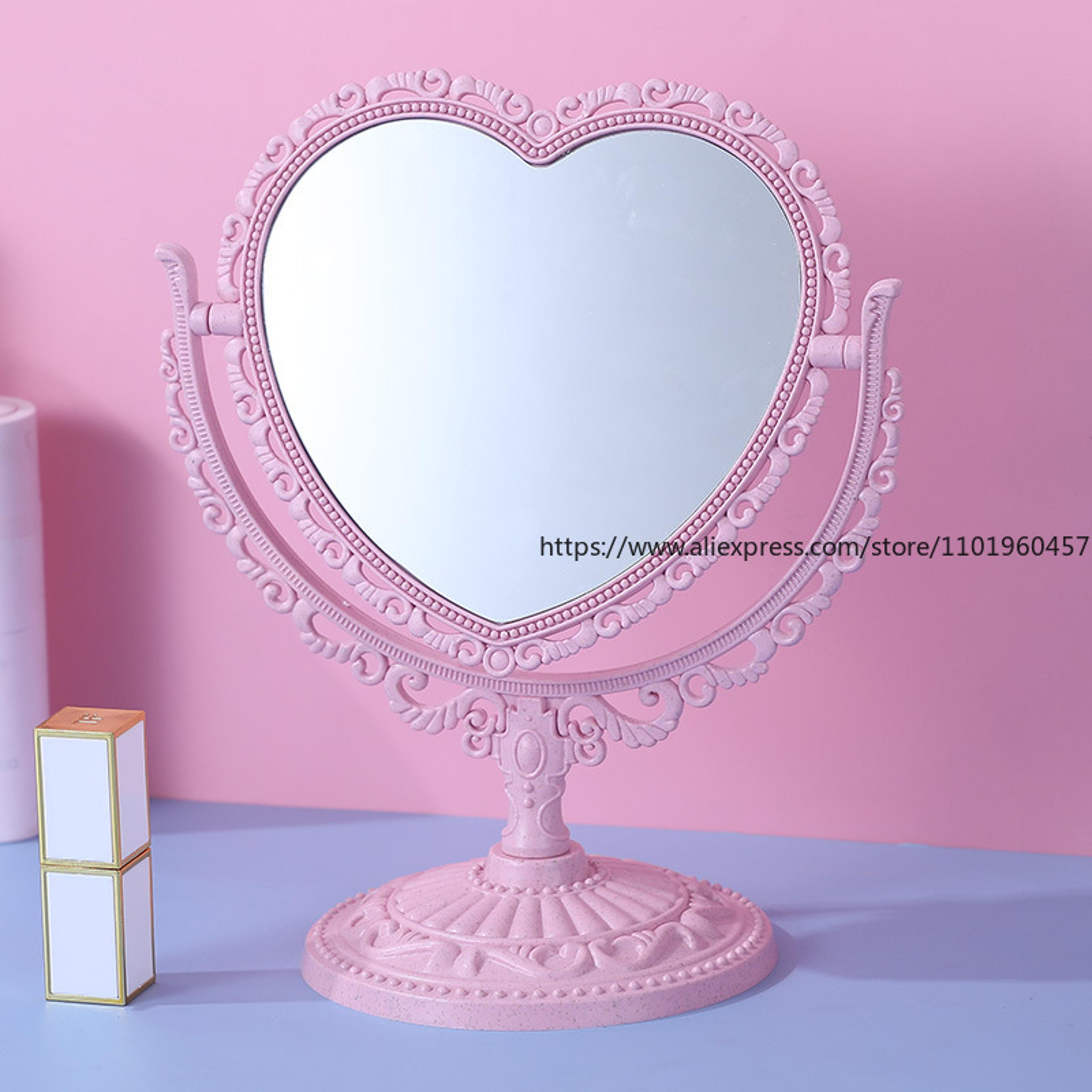 Retro DoubleSided Vanity Mirror With EuropeanStyle Desktop Design 7