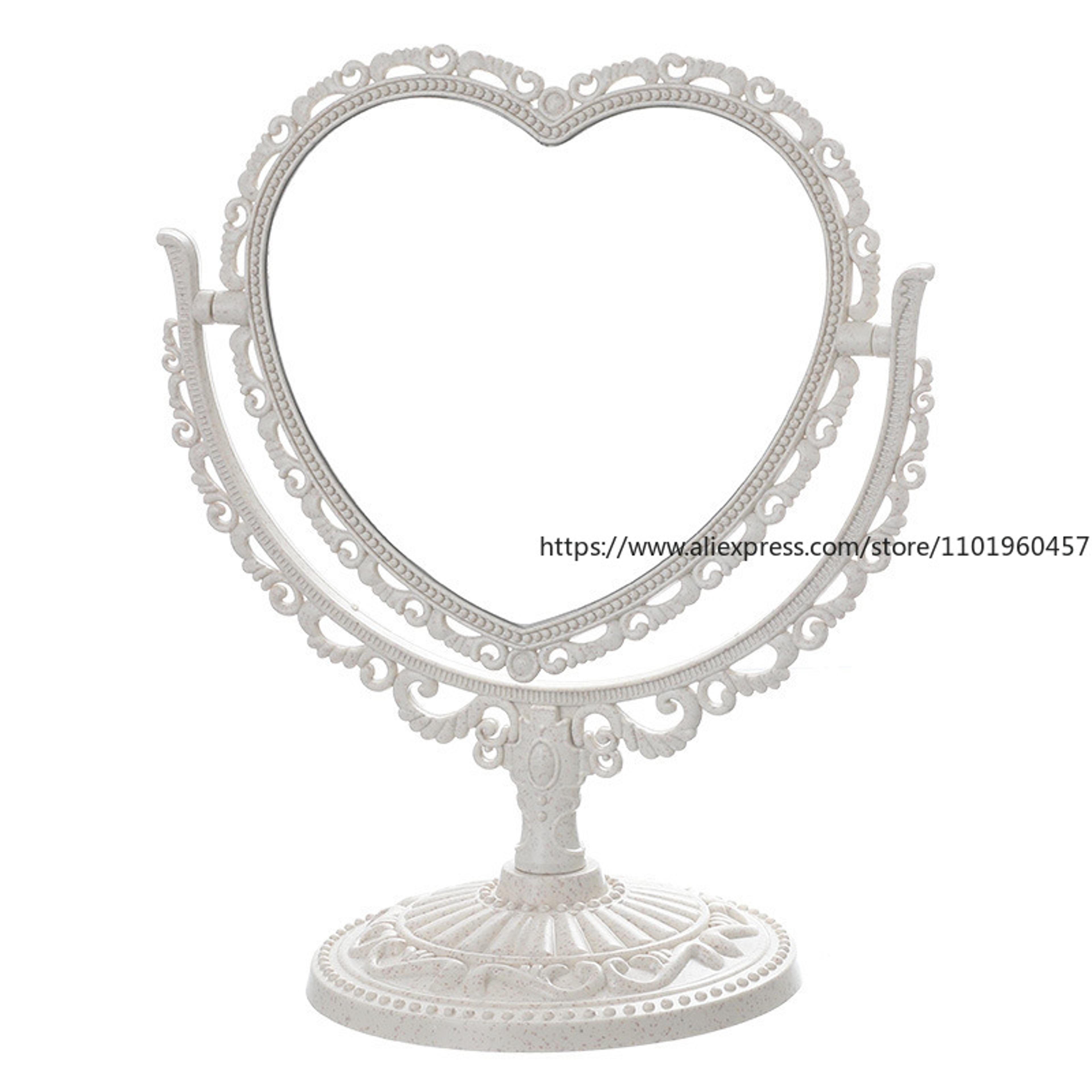 Retro DoubleSided Vanity Mirror With EuropeanStyle Desktop Design 5