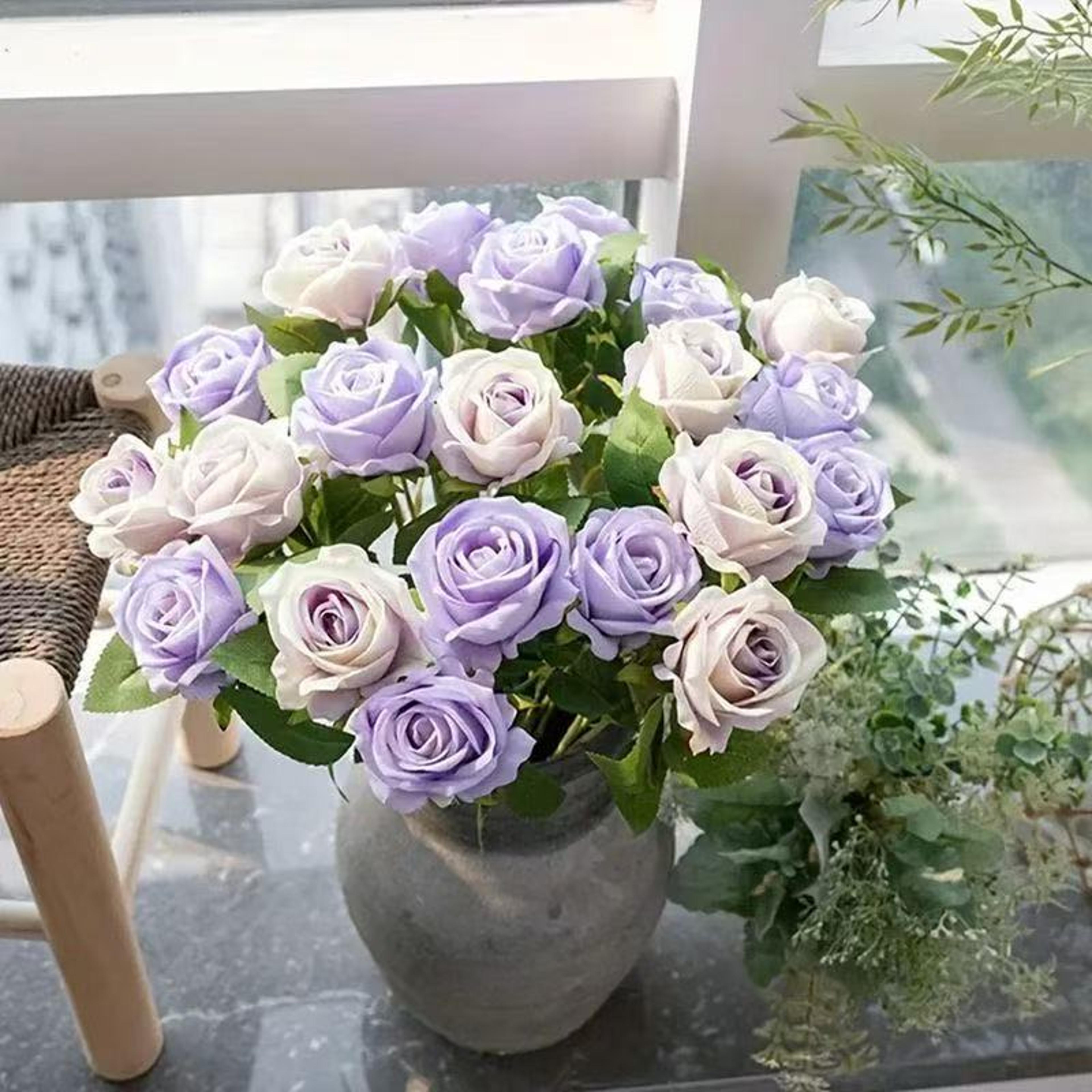 Realistic Artificial Rose Flowers For Wedding Bouquets And Home Decor 5