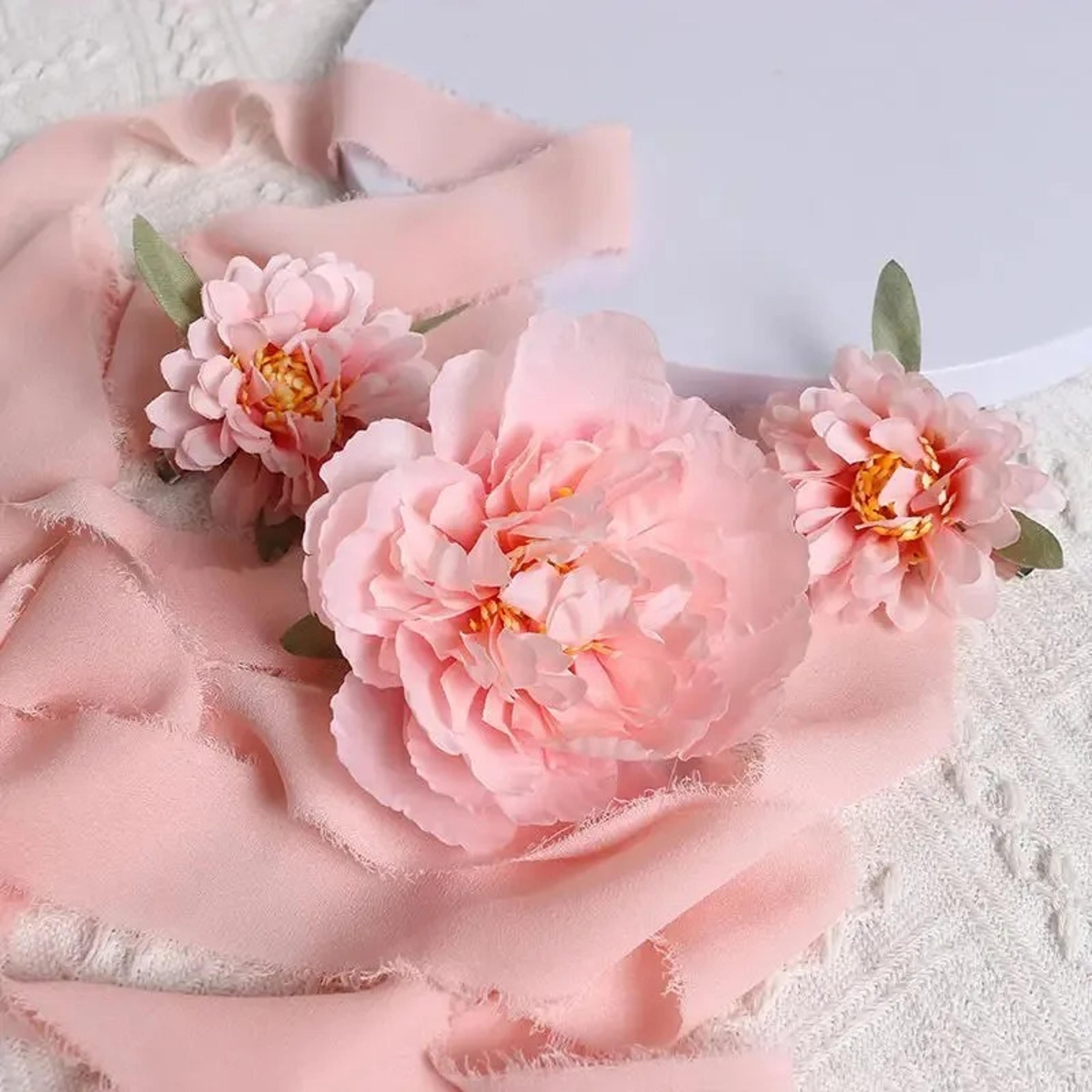 artificial silk rose flower heads for wedding decor and diy crafts