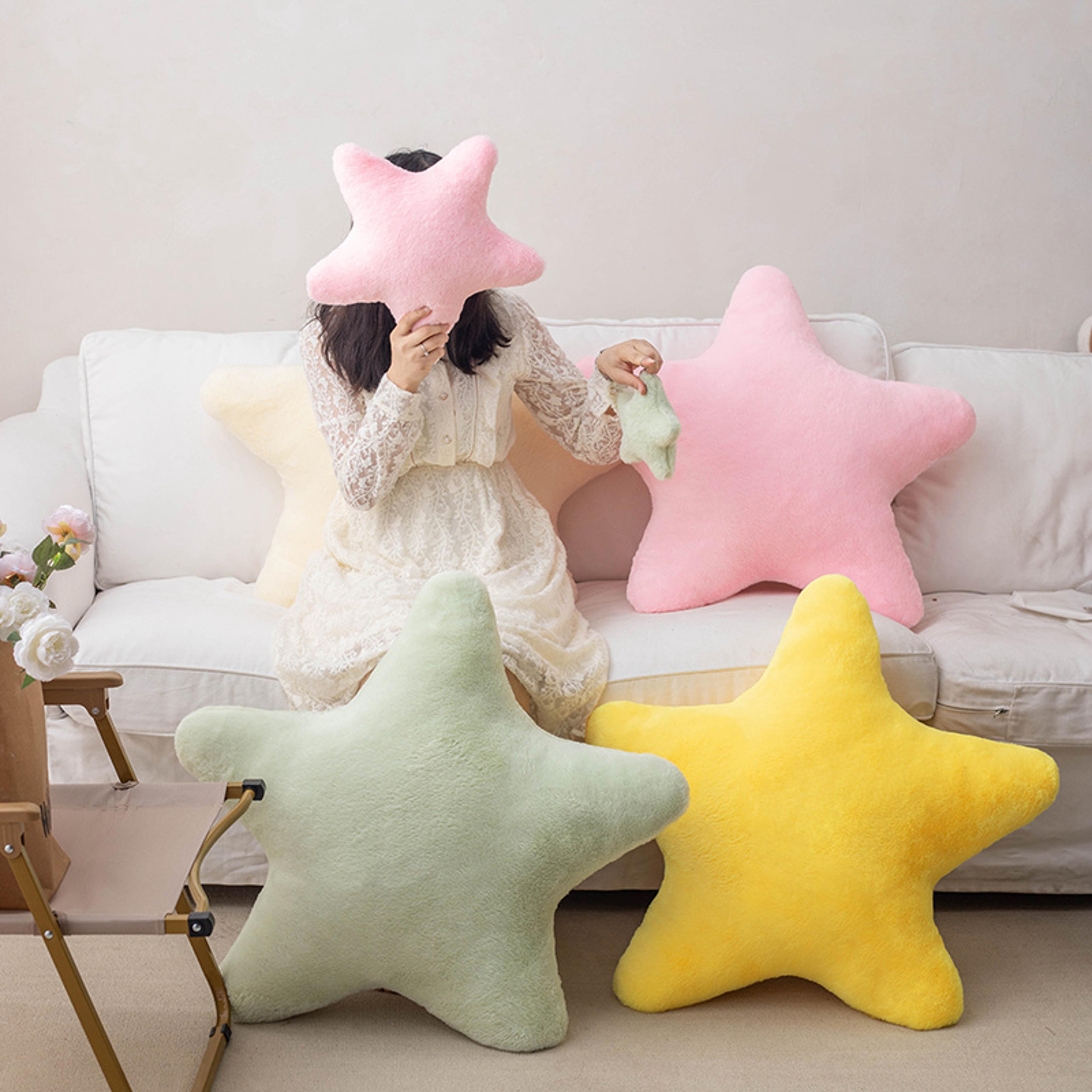 Star Plush Pillow Soft Stuffed Cushion For Sofa Bed And Room Decor 2