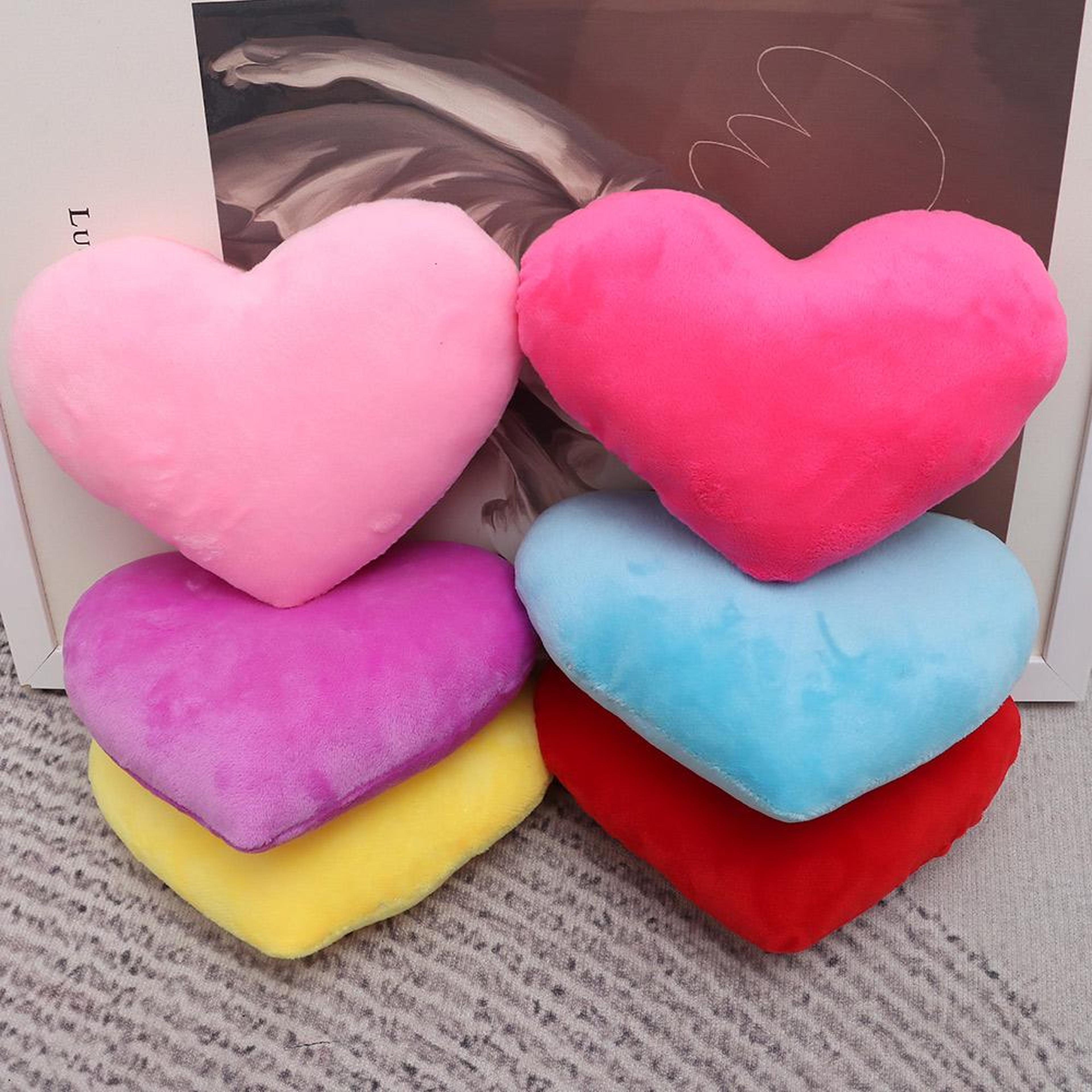 Heart Shaped Plush Pillow Soft Decorative Cushion For Valentines Day 1