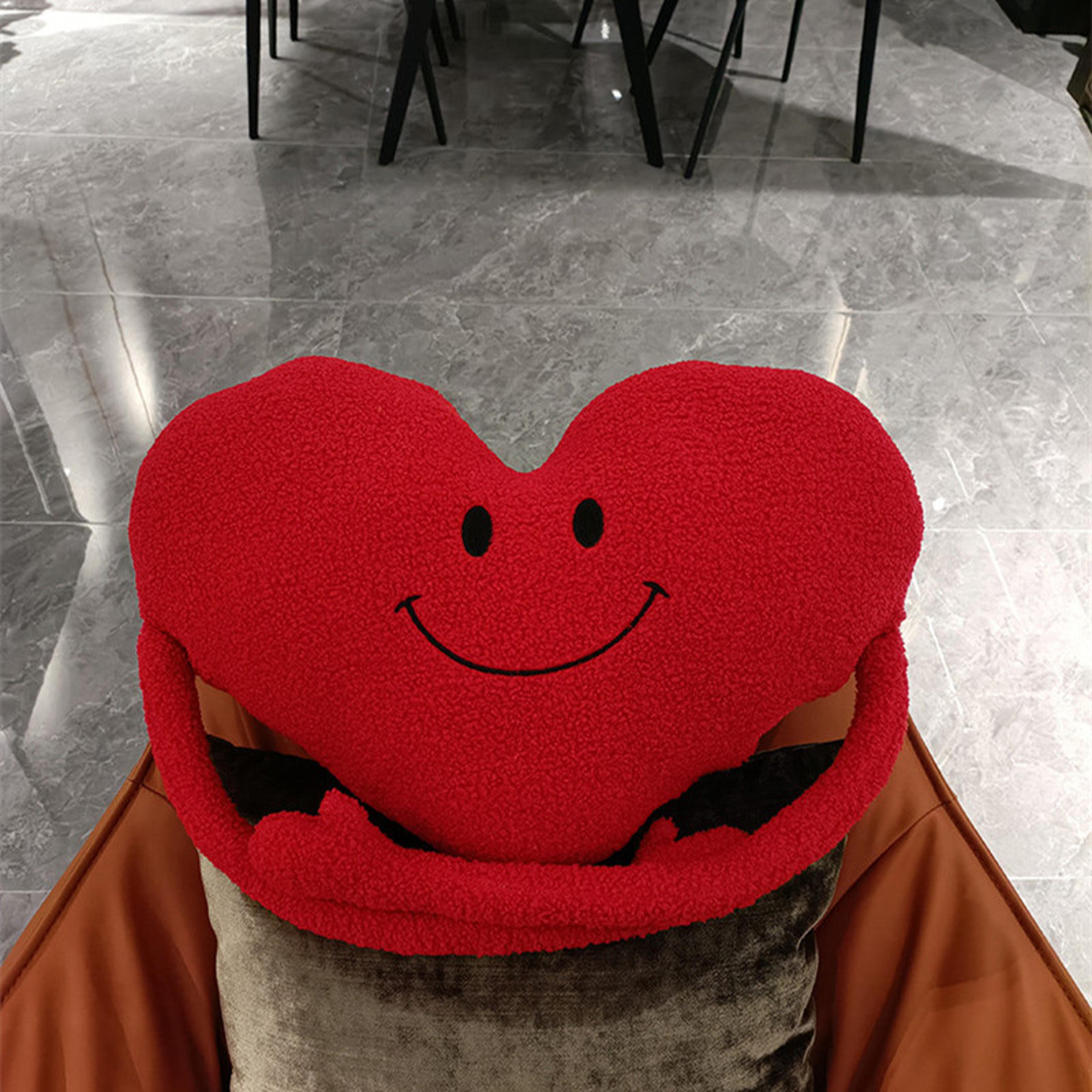 Cute HeartShaped Plush Throw Pillow For Bedroom And Living Room Decor 6