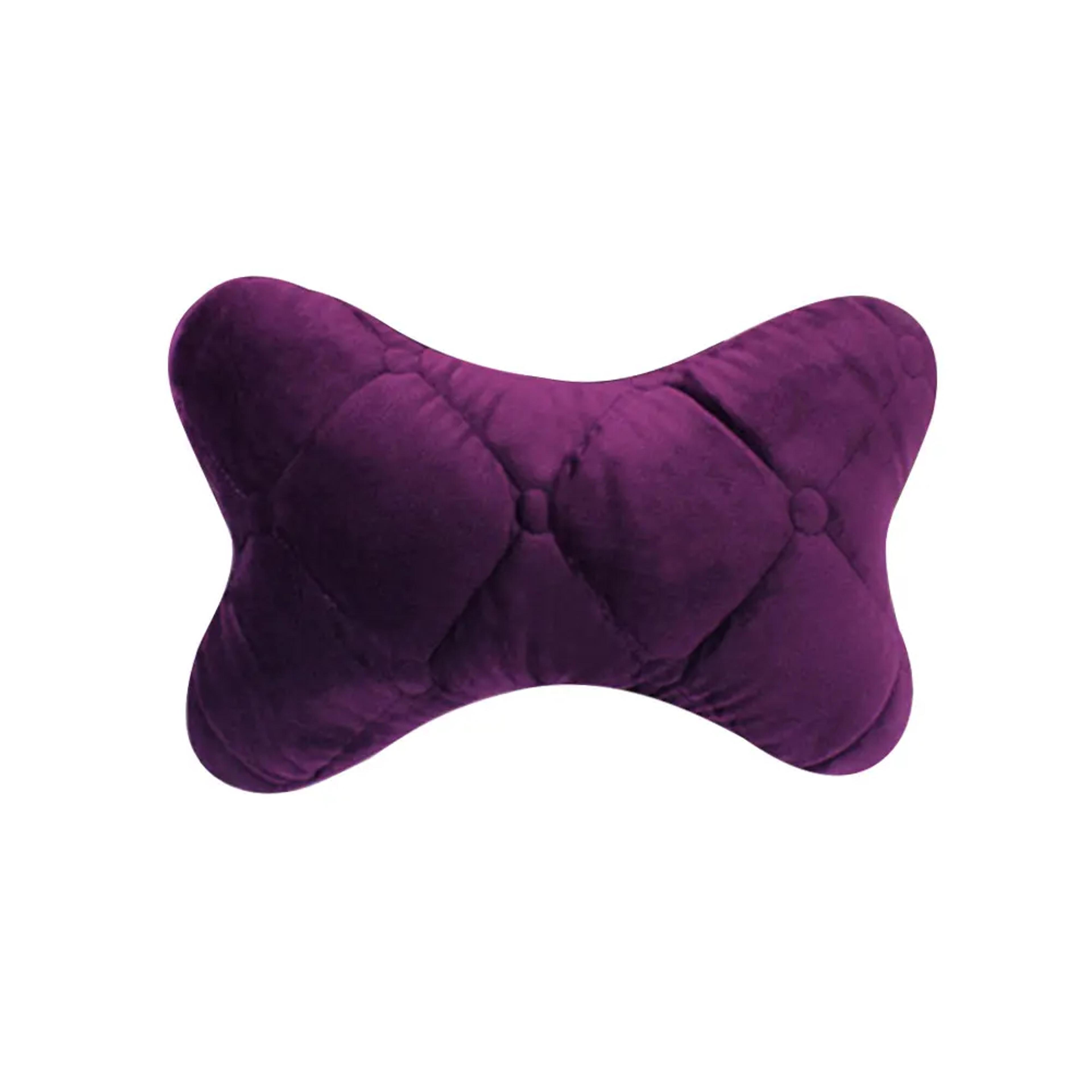 Memory Foam Car Neck Pillow With Soft Velvet Headrest Support 11