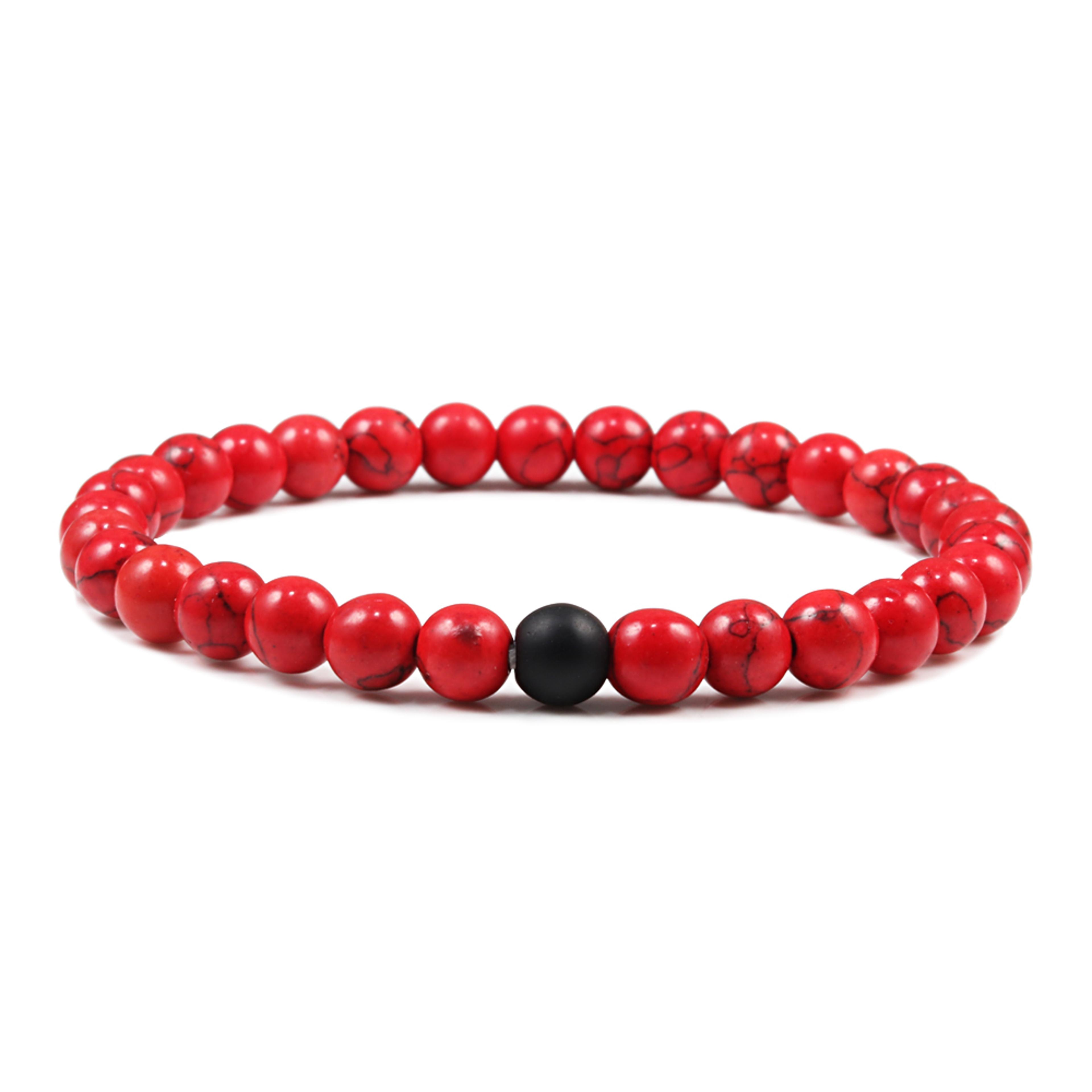 Natural Lava Stone Beaded Bracelets For Couples And Best Friends 3