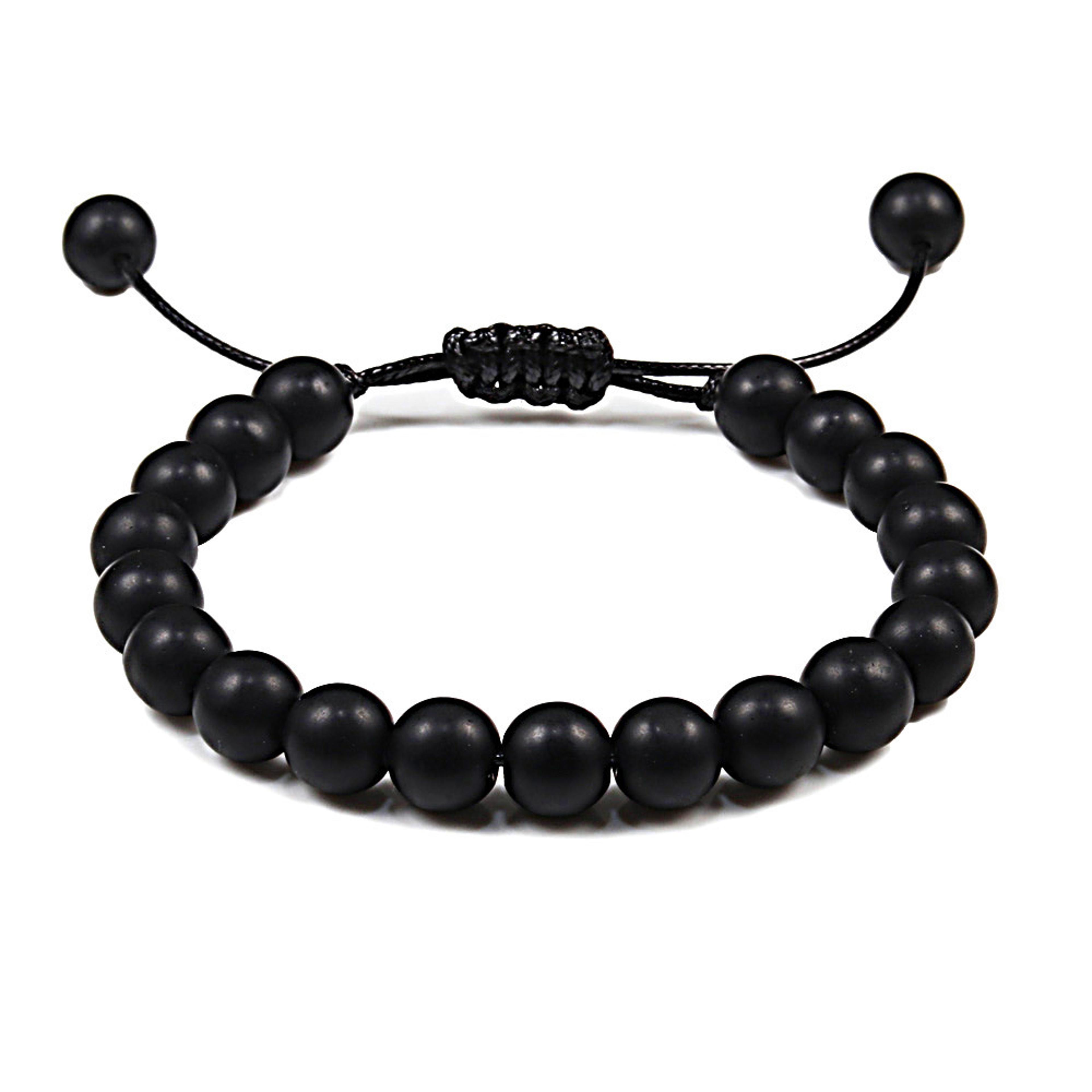 Natural Tiger Eye 8mm Beaded Bracelet With Adjustable Unisex Design 15