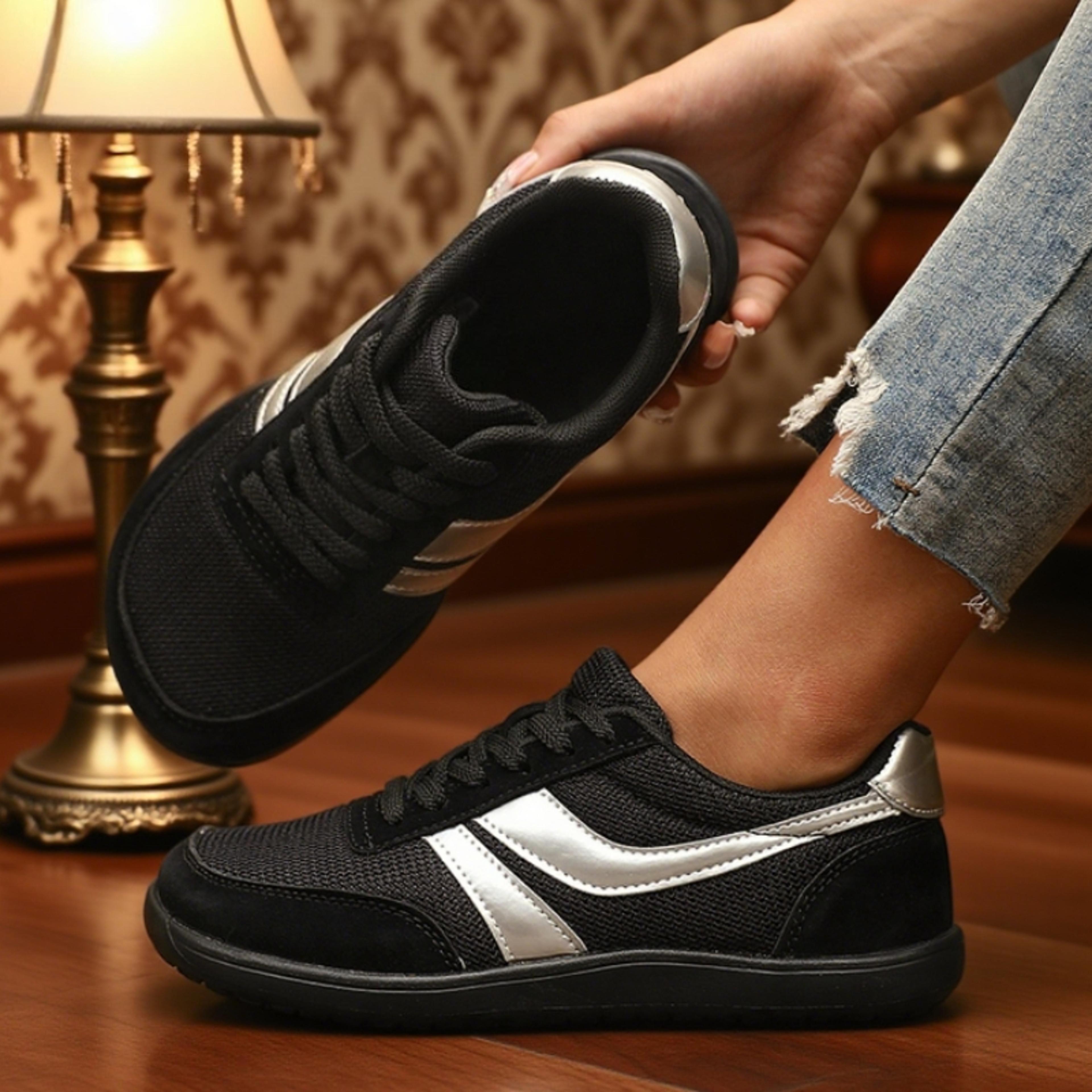 Womens Barefoot Sneakers With Wide Toe Box And Breathable Mesh Upper 9