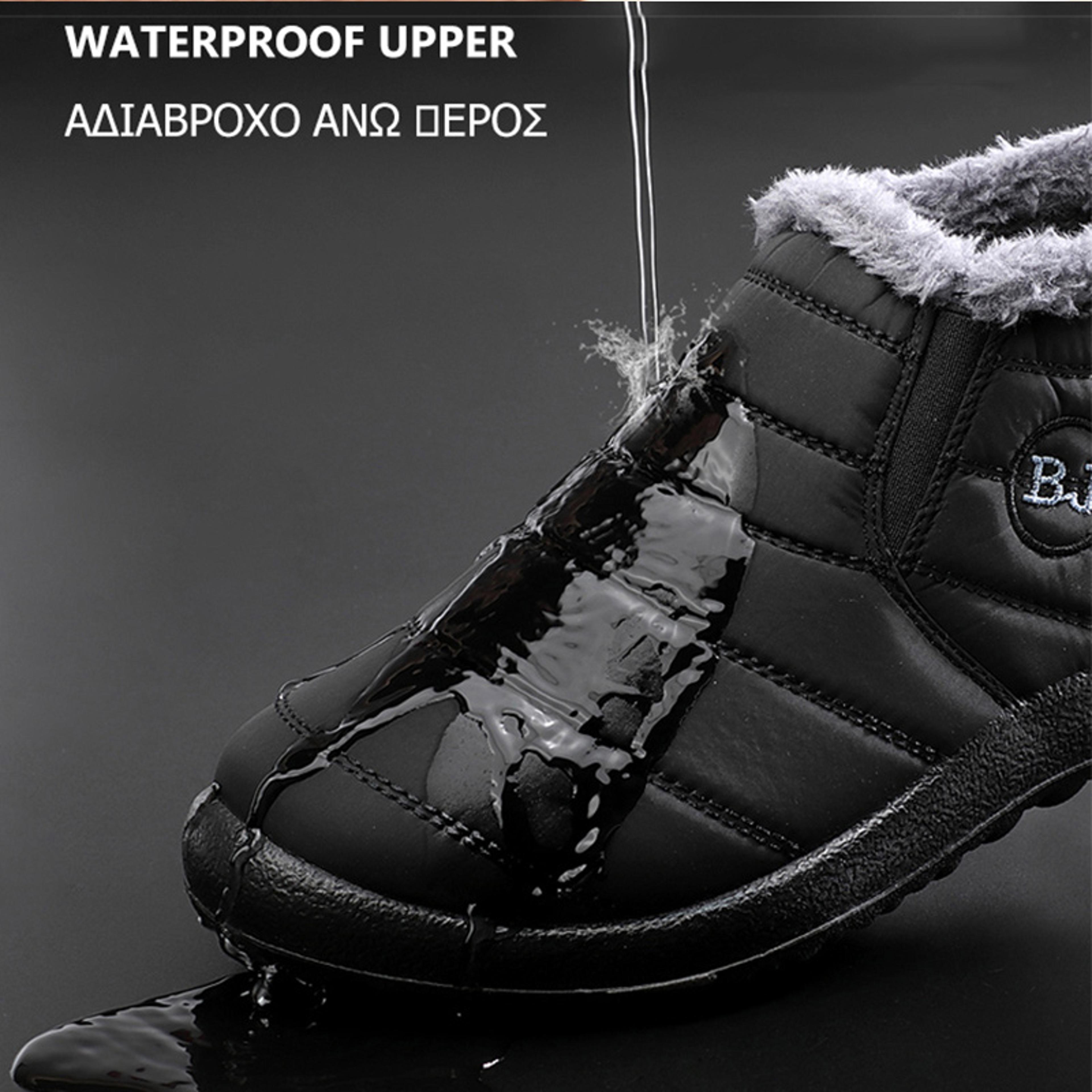 Womens Waterproof Winter Snow Boots With Plush Lining And SlipOn Design 3