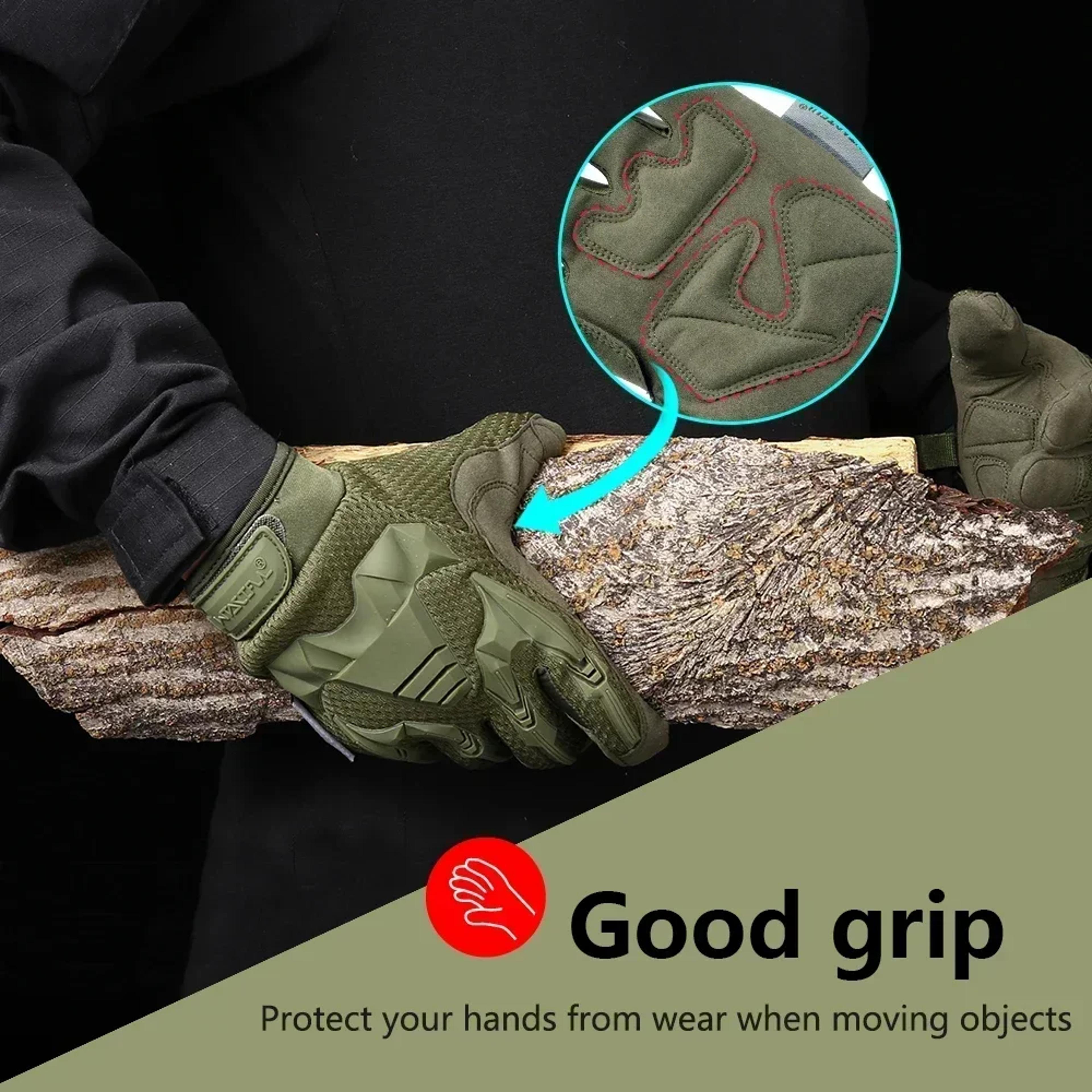 Full Finger Touchscreen Tactical Gloves With NonSlip Grip For Outdoor Sports 5