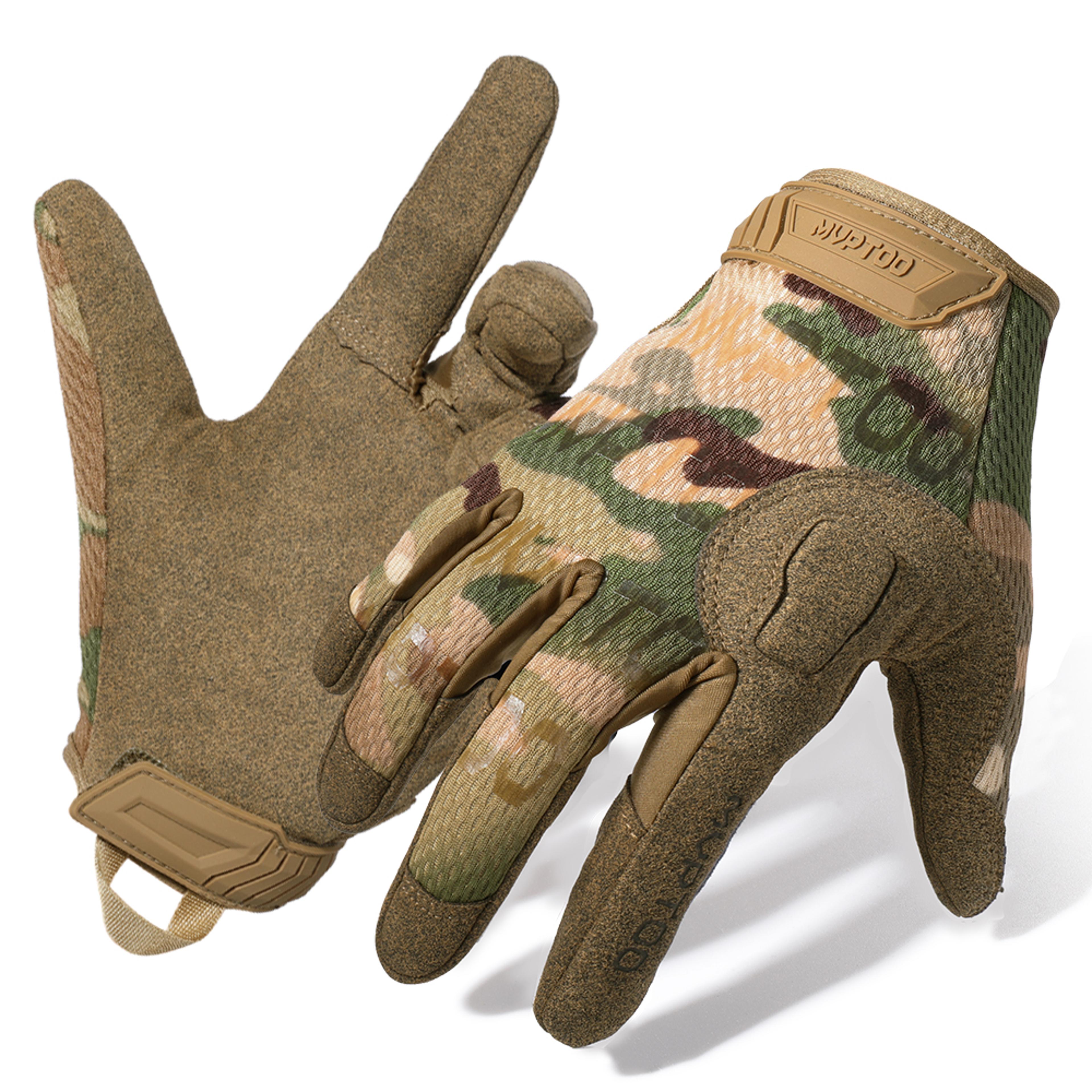 Full Finger Tactical Cycling Gloves With NonSlip Grip And Shock Absorption 9