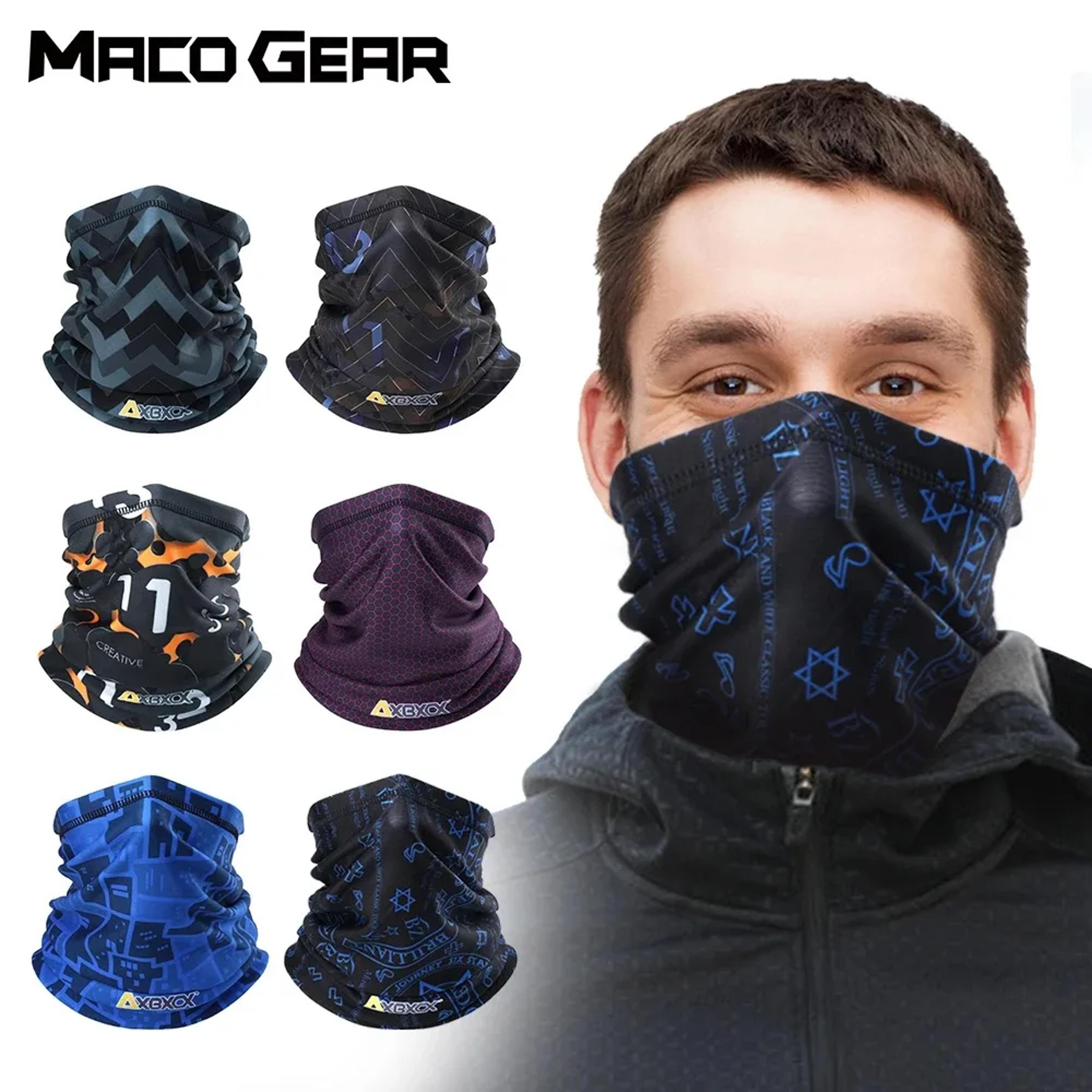 Thermal Neck Warmer Scarf Lightweight Elastic Winter Face Cover For Outdoor Sports 1