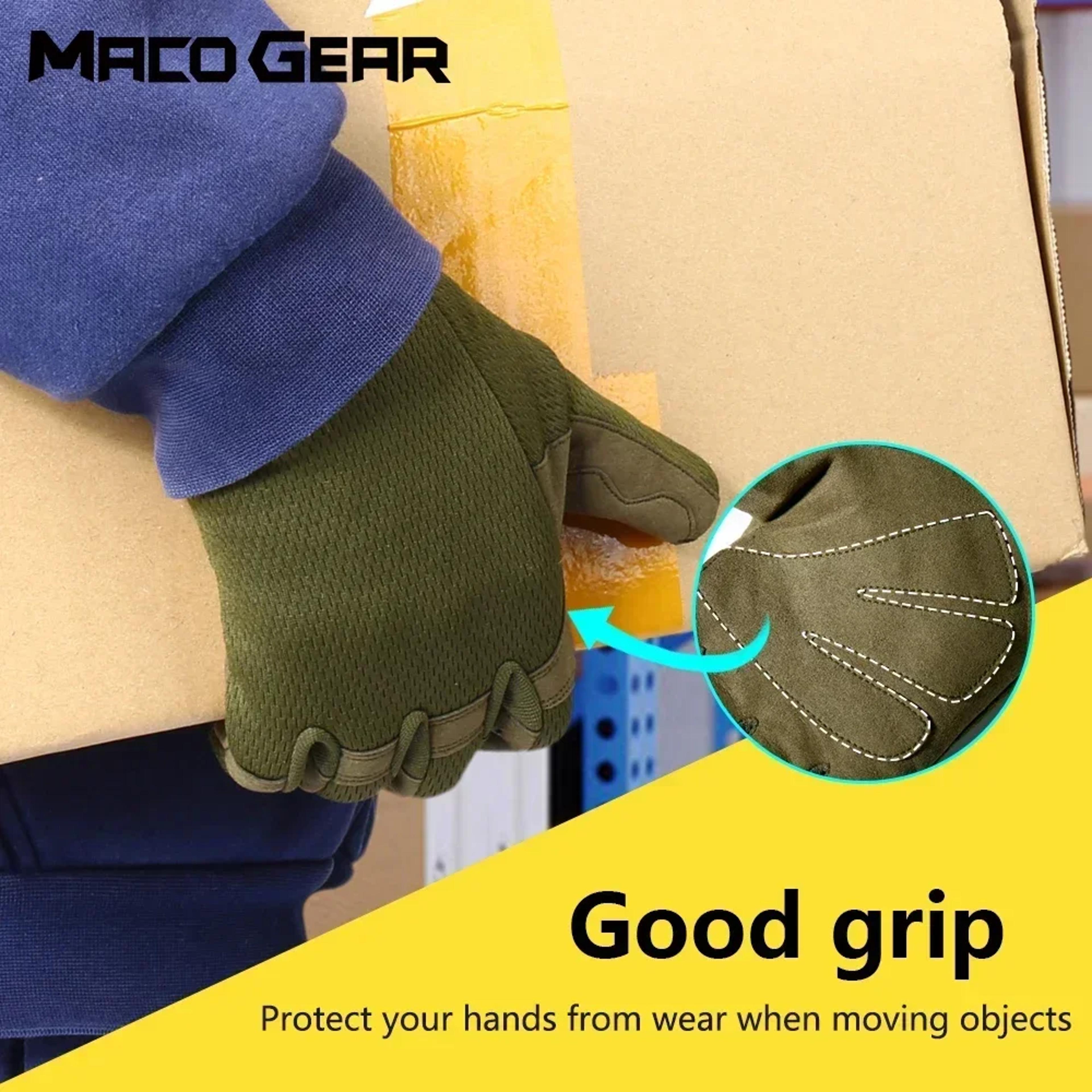 Full Finger Tactical Gloves With AntiSlip Grip For Cycling And Outdoor Sports 3