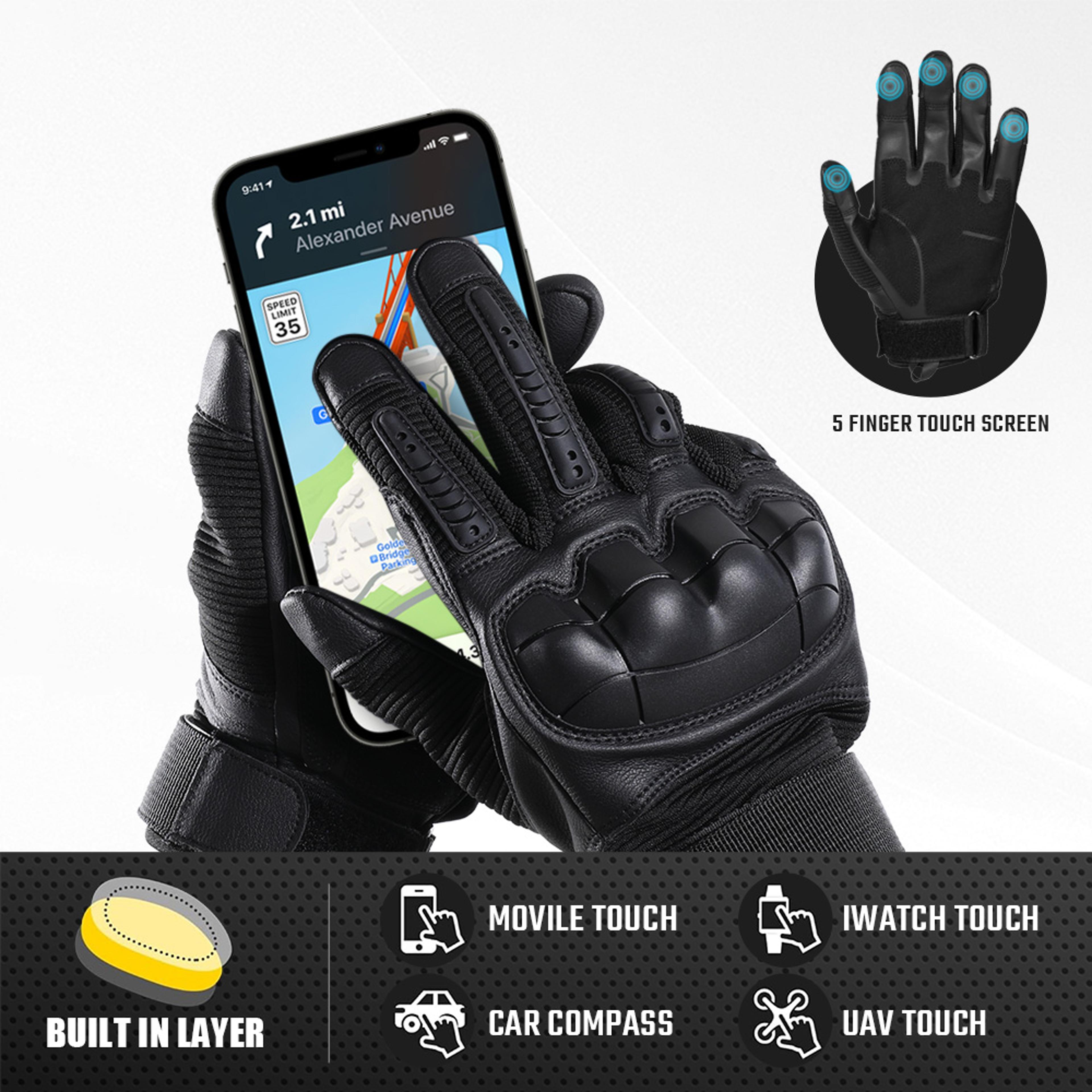 Full Finger Tactical Cycling Gloves With AntiSlip Grip And Shock Absorption 5