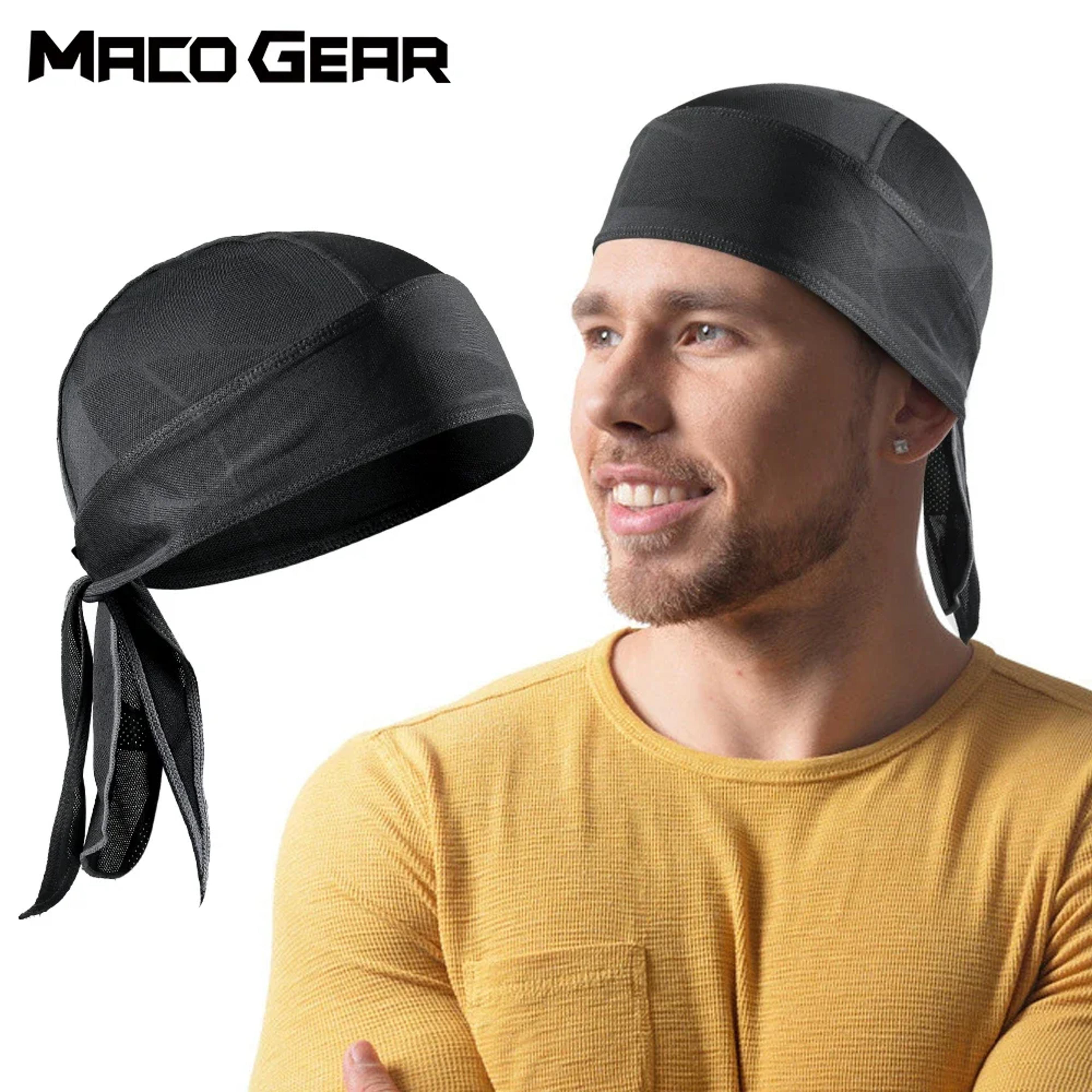 Quick Dry Pirate Cap Breathable Sweat Absorbent Cycling Helmet Liner For Men And Women 1