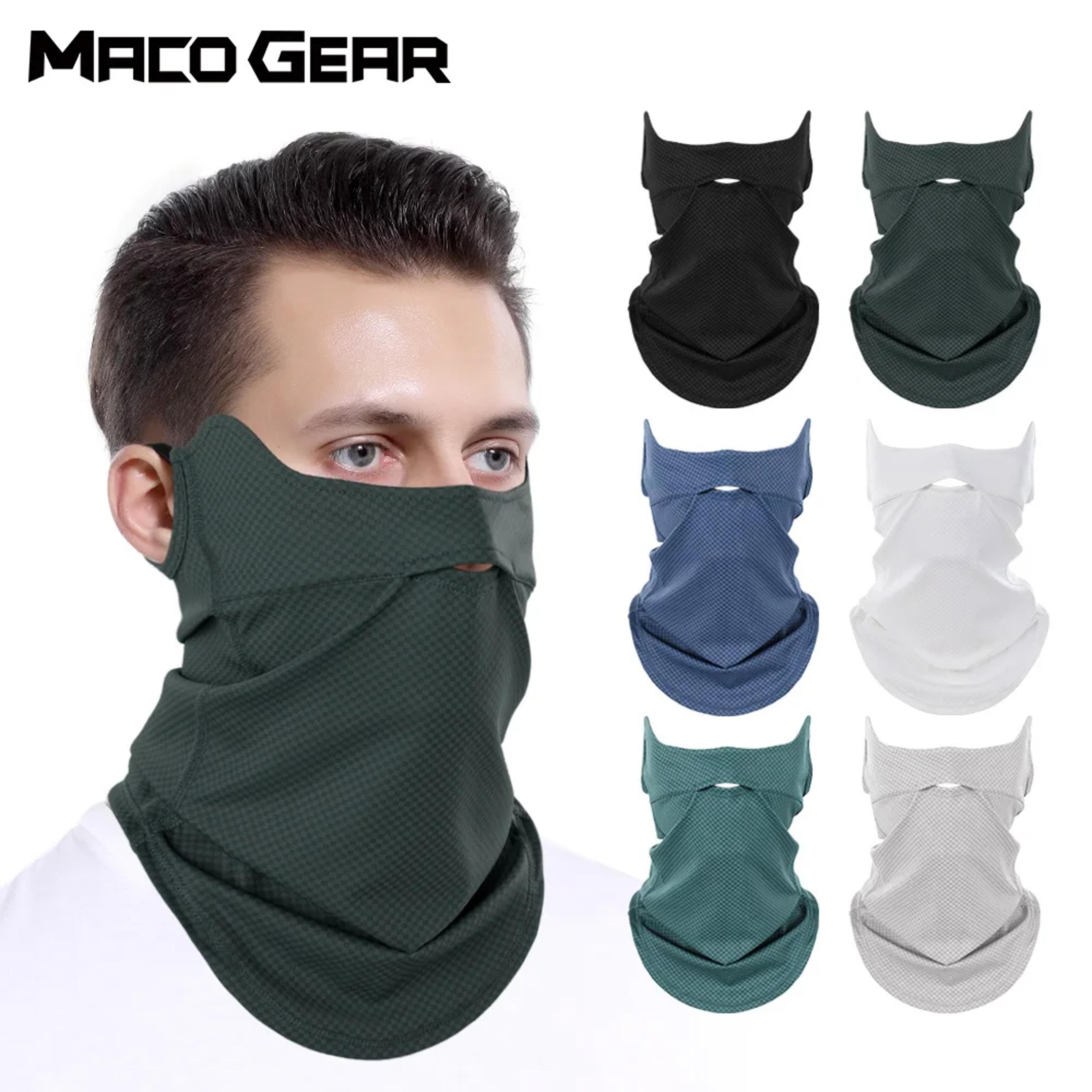 UPF50 UV Protection Neck Gaiter With Cooling QuickDry Fabric And Ear Loops 1