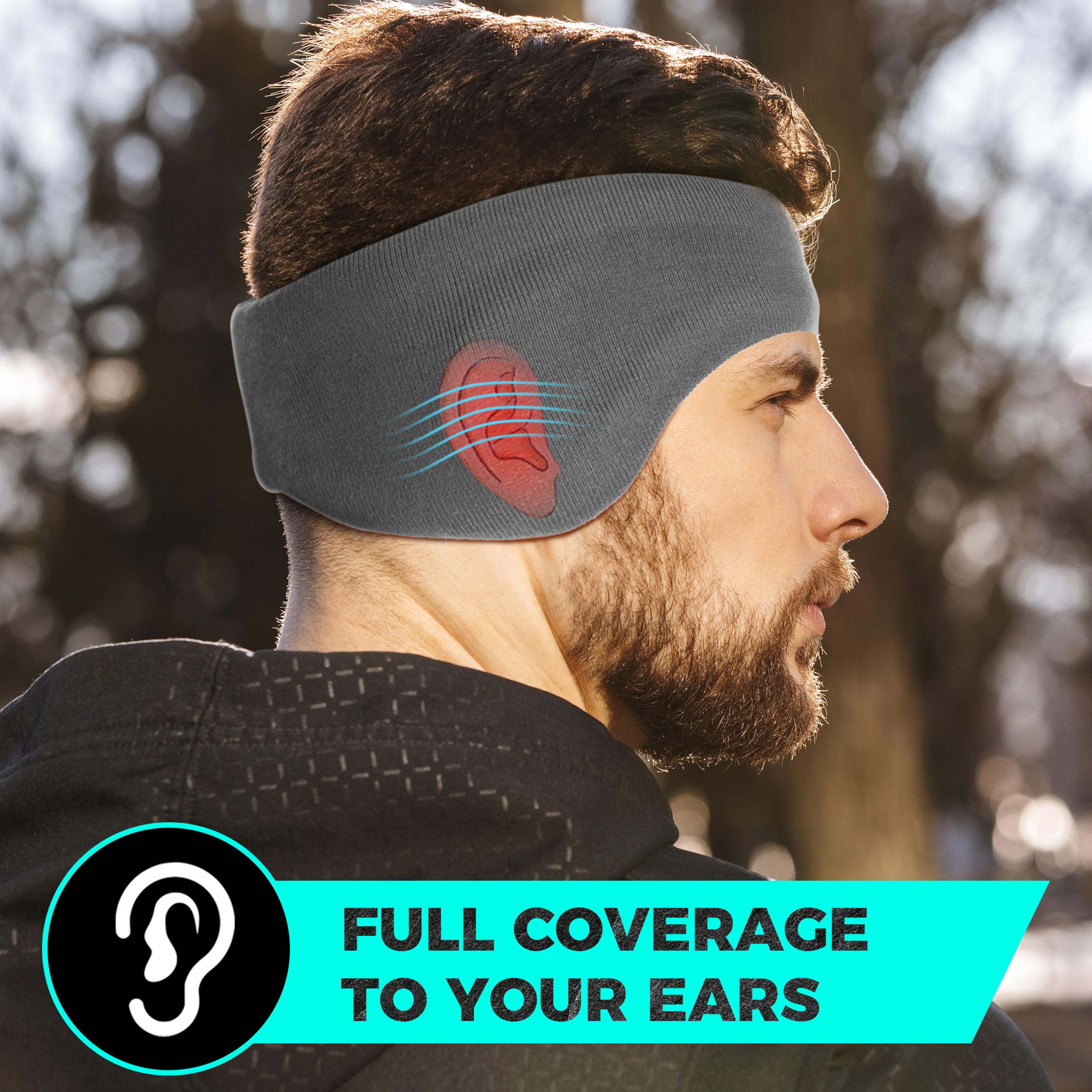 Winter Thermal Headband DoubleLayer Knitted Windproof Ear Warmer For Sports 1