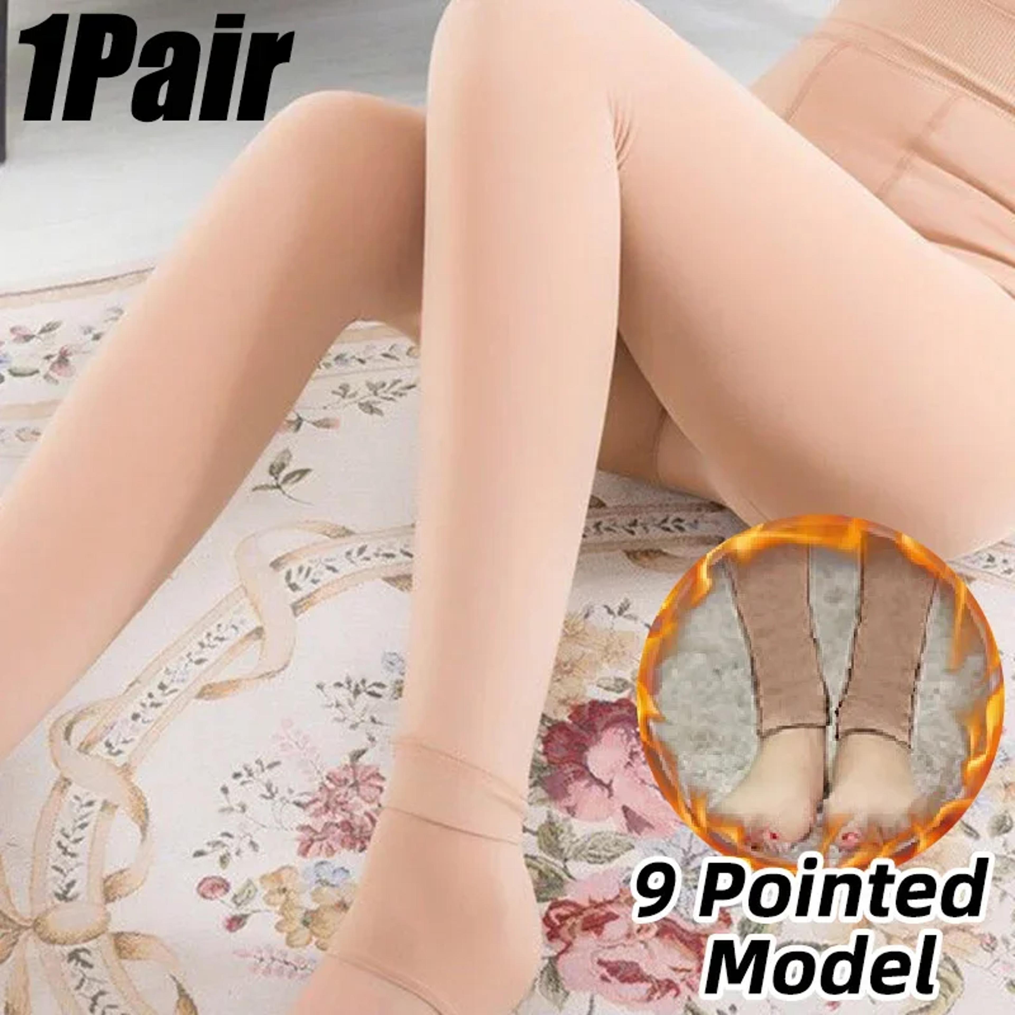 Winter Fleece Lined Leggings For Women Thickened Warm AnkleLength Tights 17