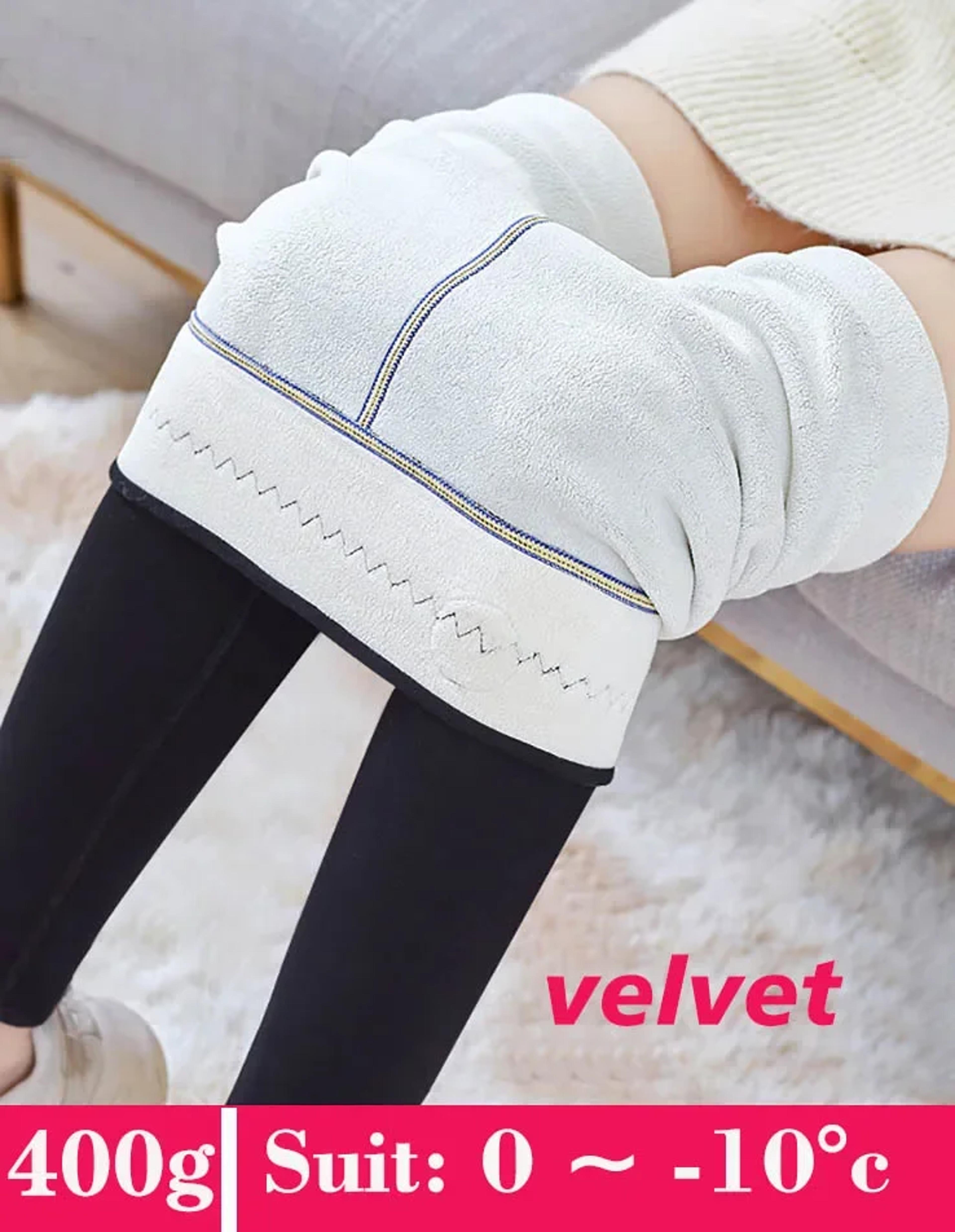 Womens High Waist Fleece Lined Thermal Leggings For Winter Warmth 9