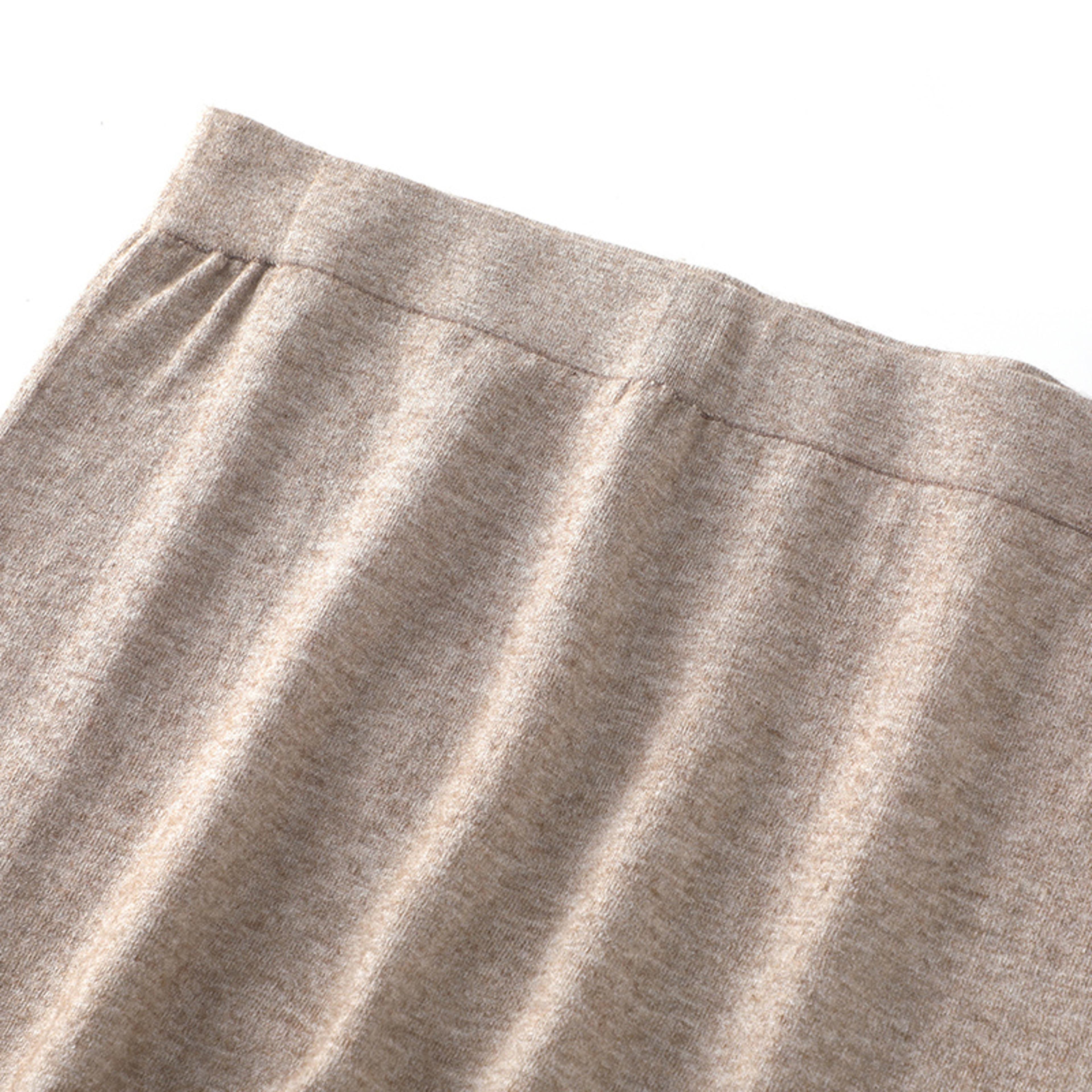 Womens Wool Knit Leggings Thick Seamless AnkleLength Winter Pants 3