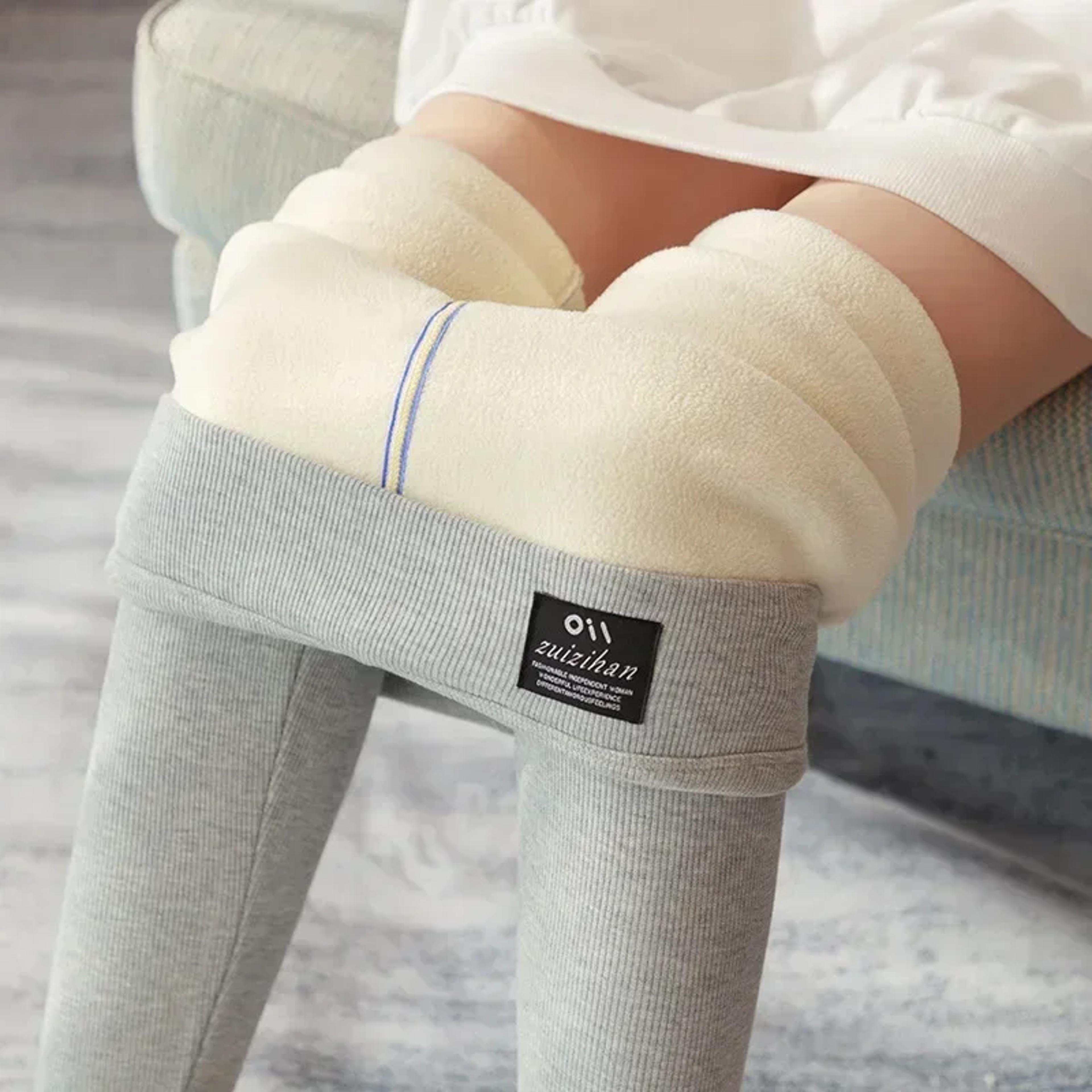 Womens Thermal Winter Leggings With Stretch Knit Fabric And AnkleLength Fit 1