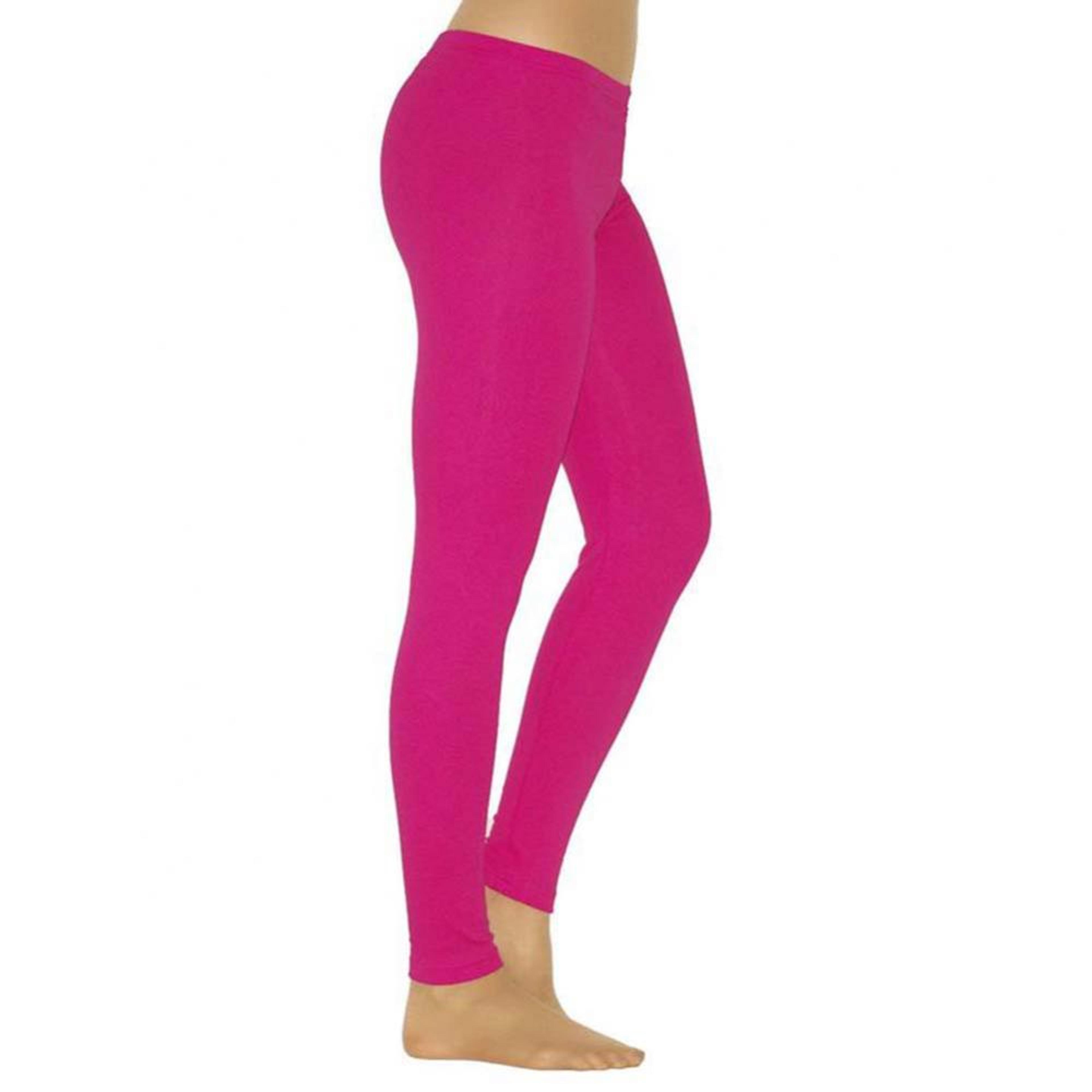 Womens Stretchy MidWaist Leggings  Solid Color AnkleLength Slim Fit Pants 11
