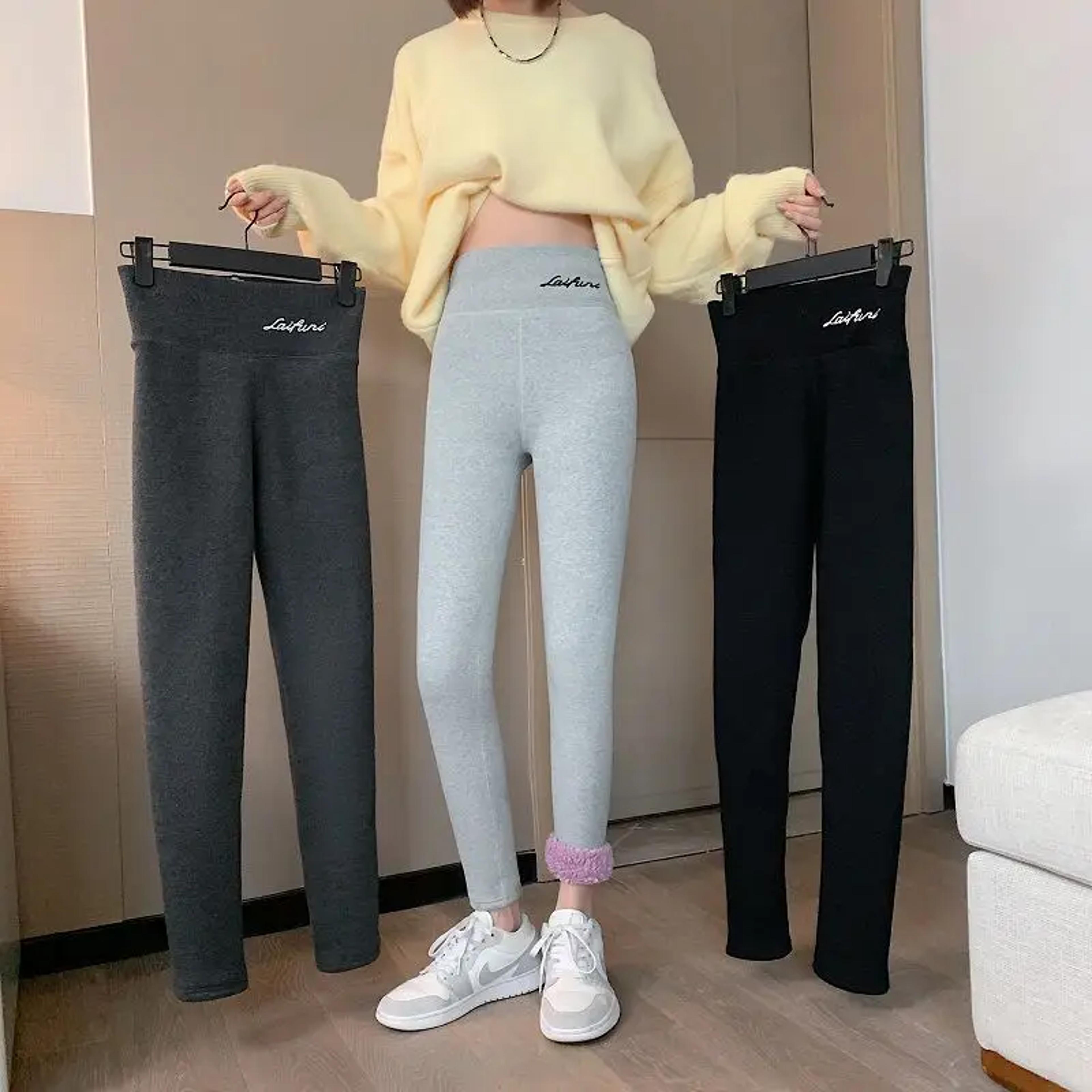 Womens Winter FleeceLined Leggings With High Waist And Stretchy Fit 6