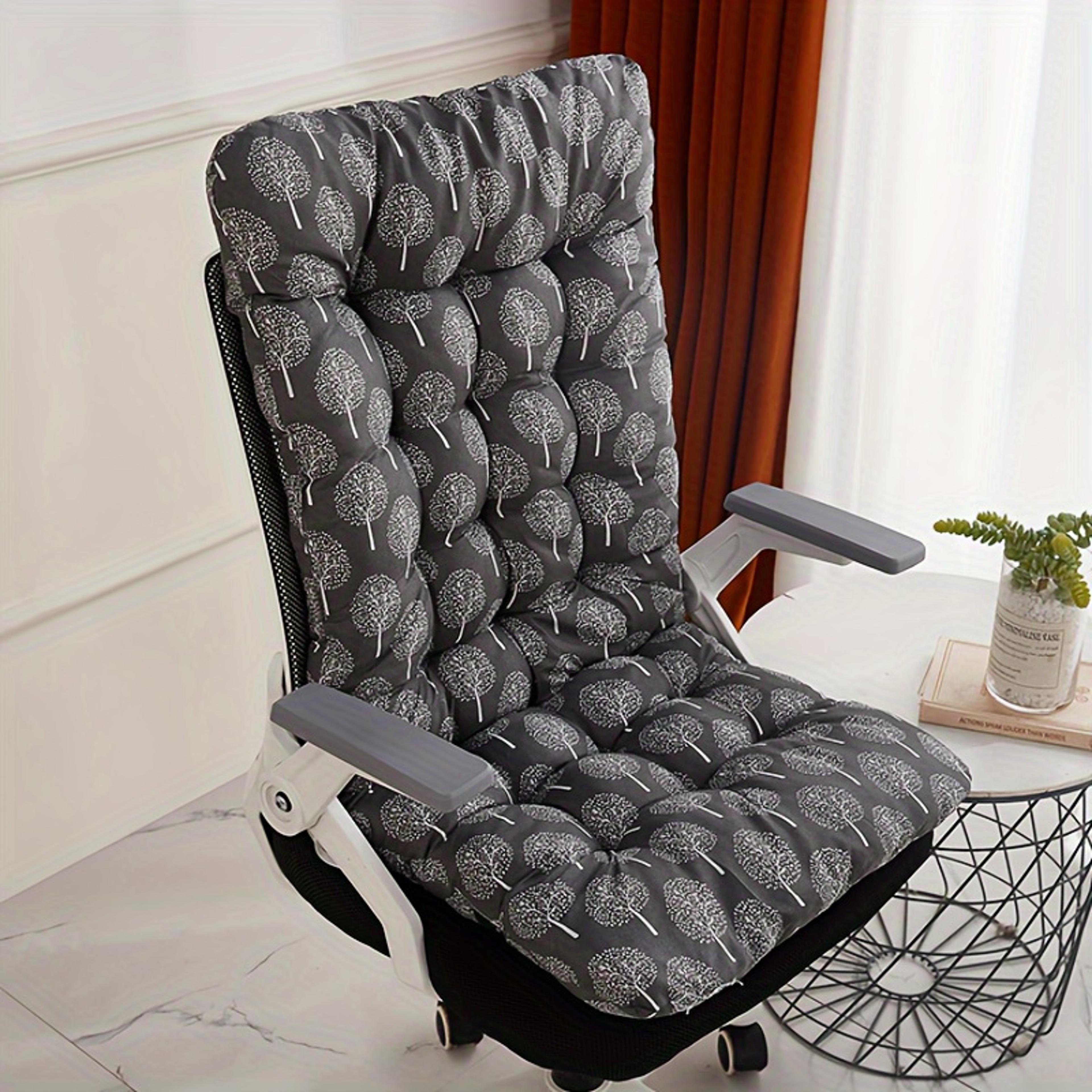 Ergonomic Seat Cushion With Integrated Backrest Support For Office Chairs And Car Seats 9