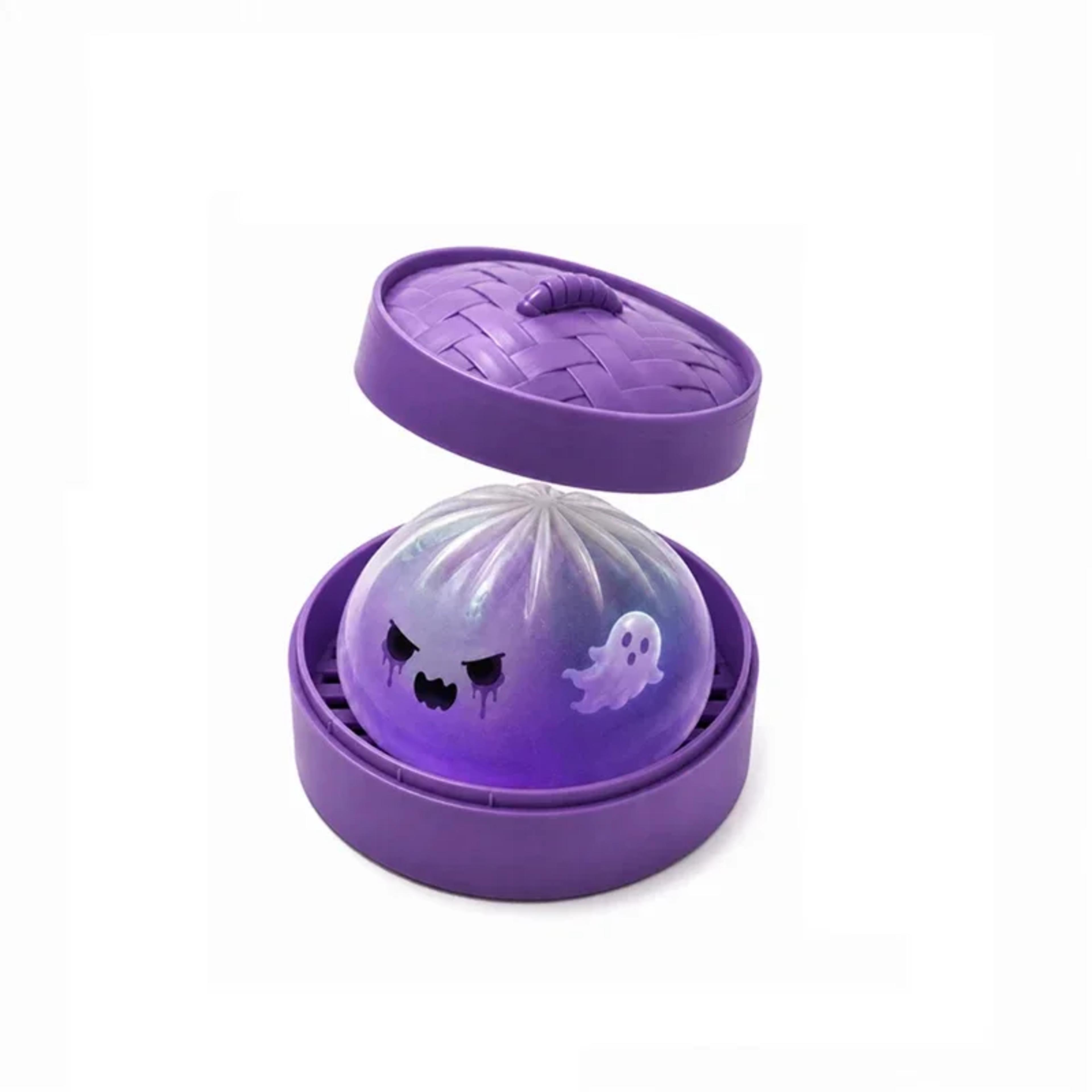 Glitter Dumpling Squishy Fidget Toy  Colorful Steamed Bun Stress Relief Toy 3