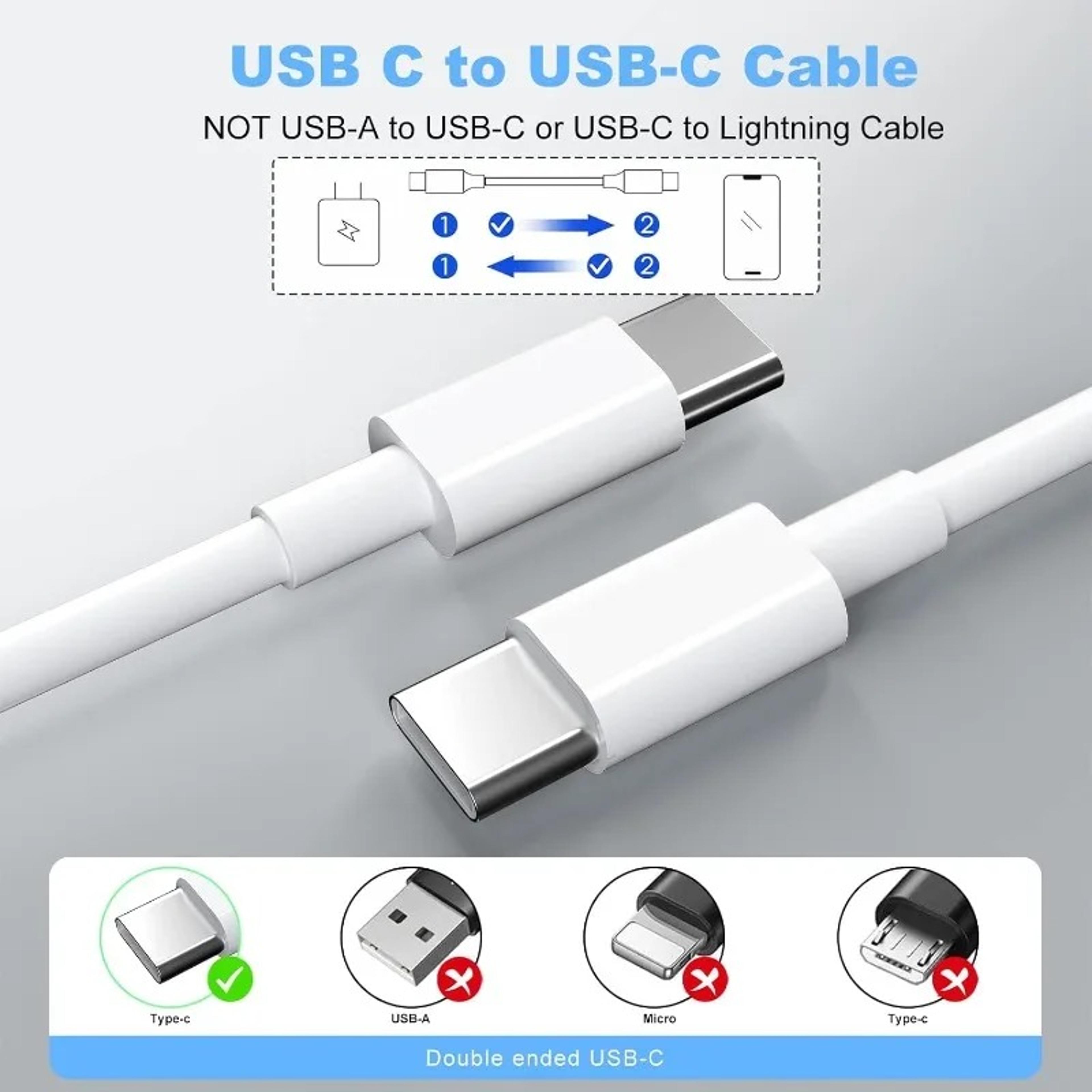 120W USBC To USBC Fast Charging Cable For IPhone Samsung And More 6