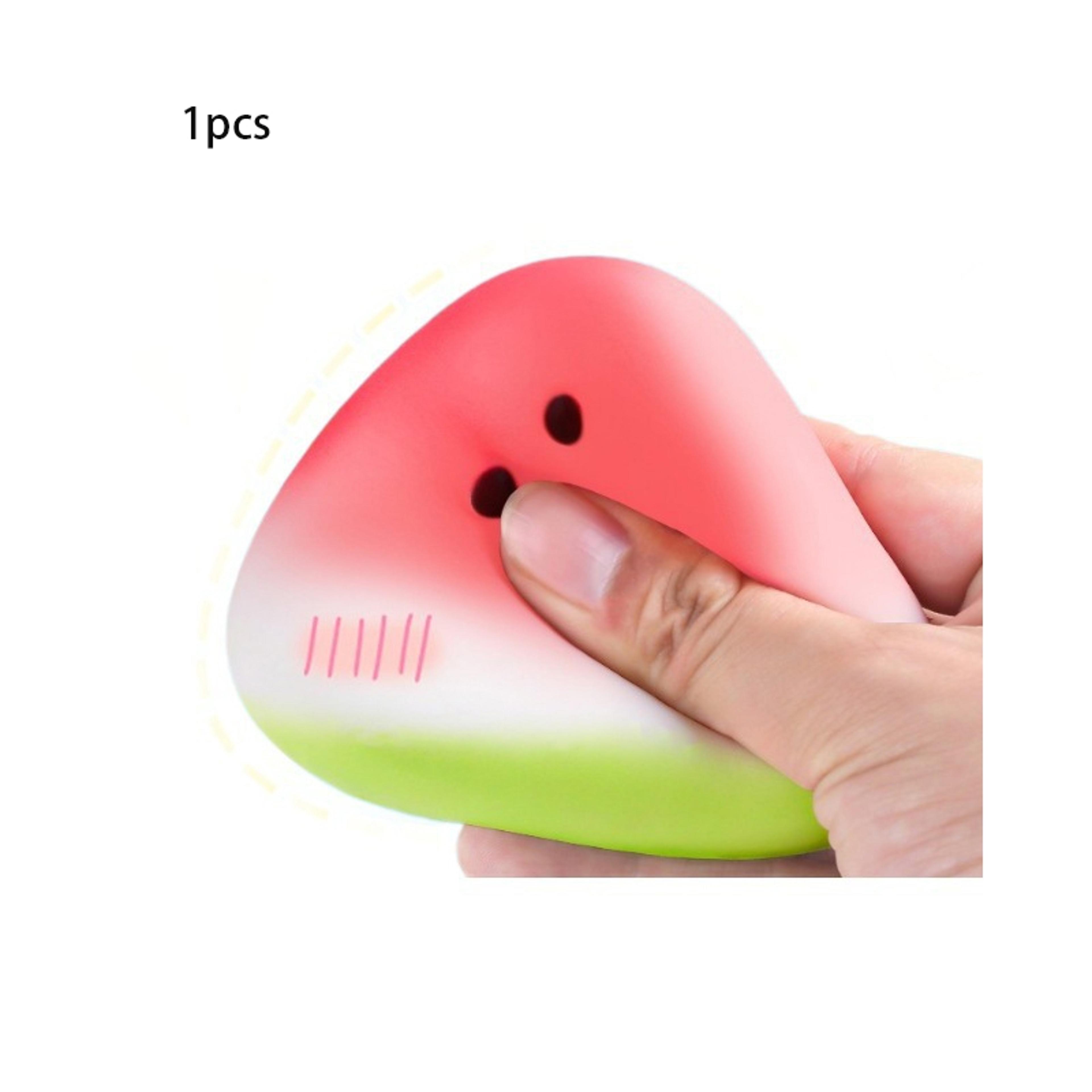 watermelon squishy sensory toy with slow rebound soft squeeze texture