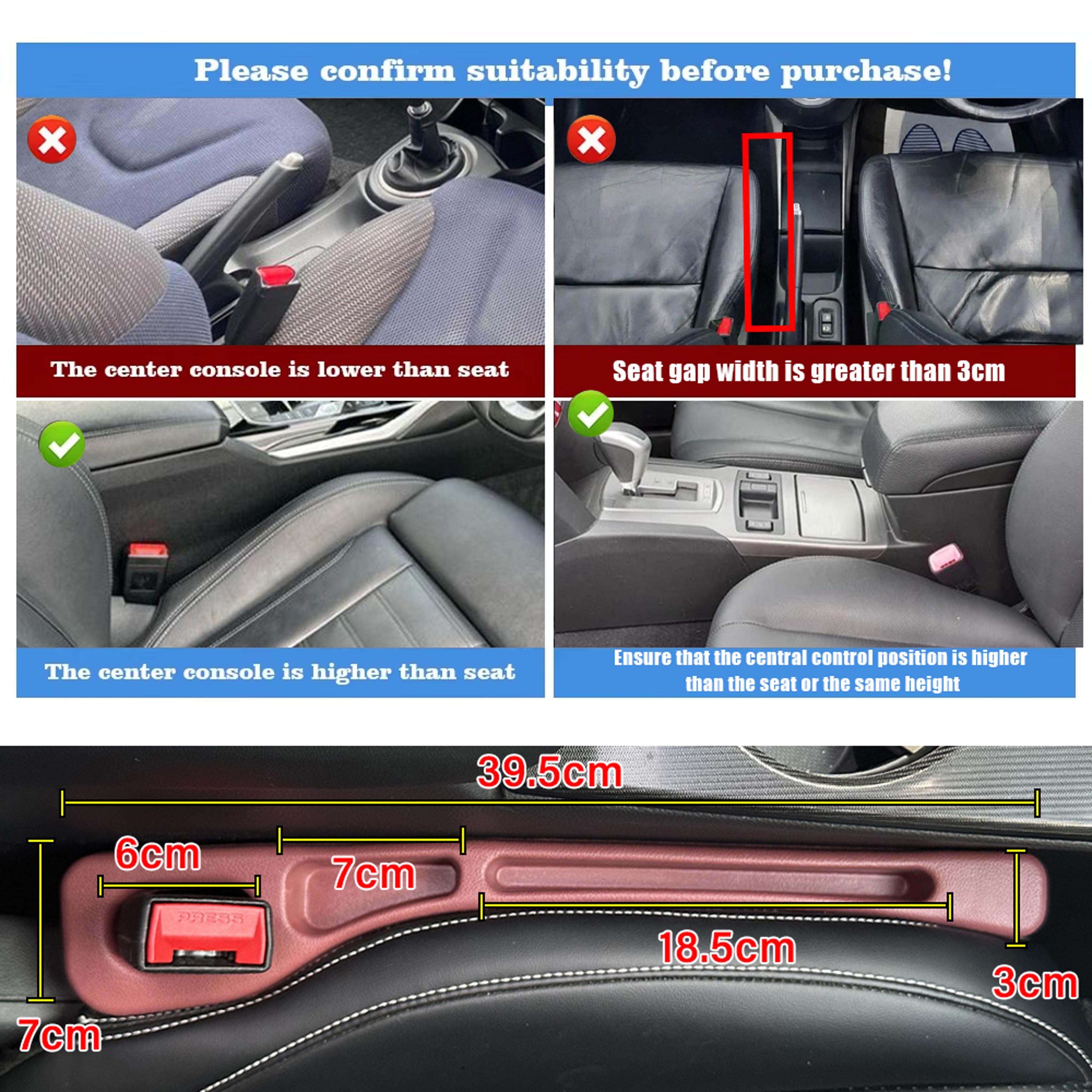 Car Seat Gap Storage Organizer AntiDrop Crevice Box For Phones Keys  More 2