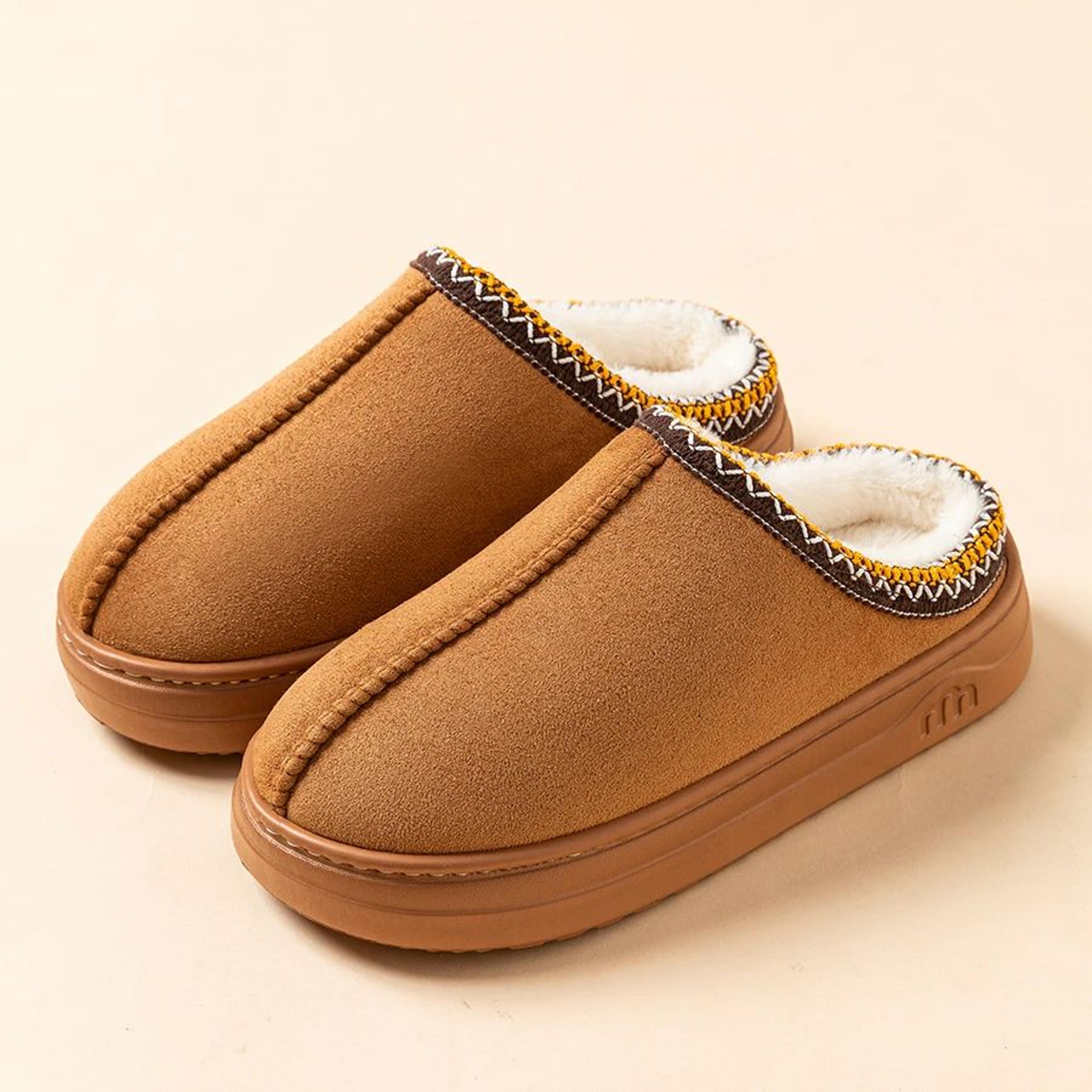 Cozy Winter Womens Slippers With Plush Fuzzy Fur  Soft Sole AntiSlip Warm House Shoes For Indoor  O 9
